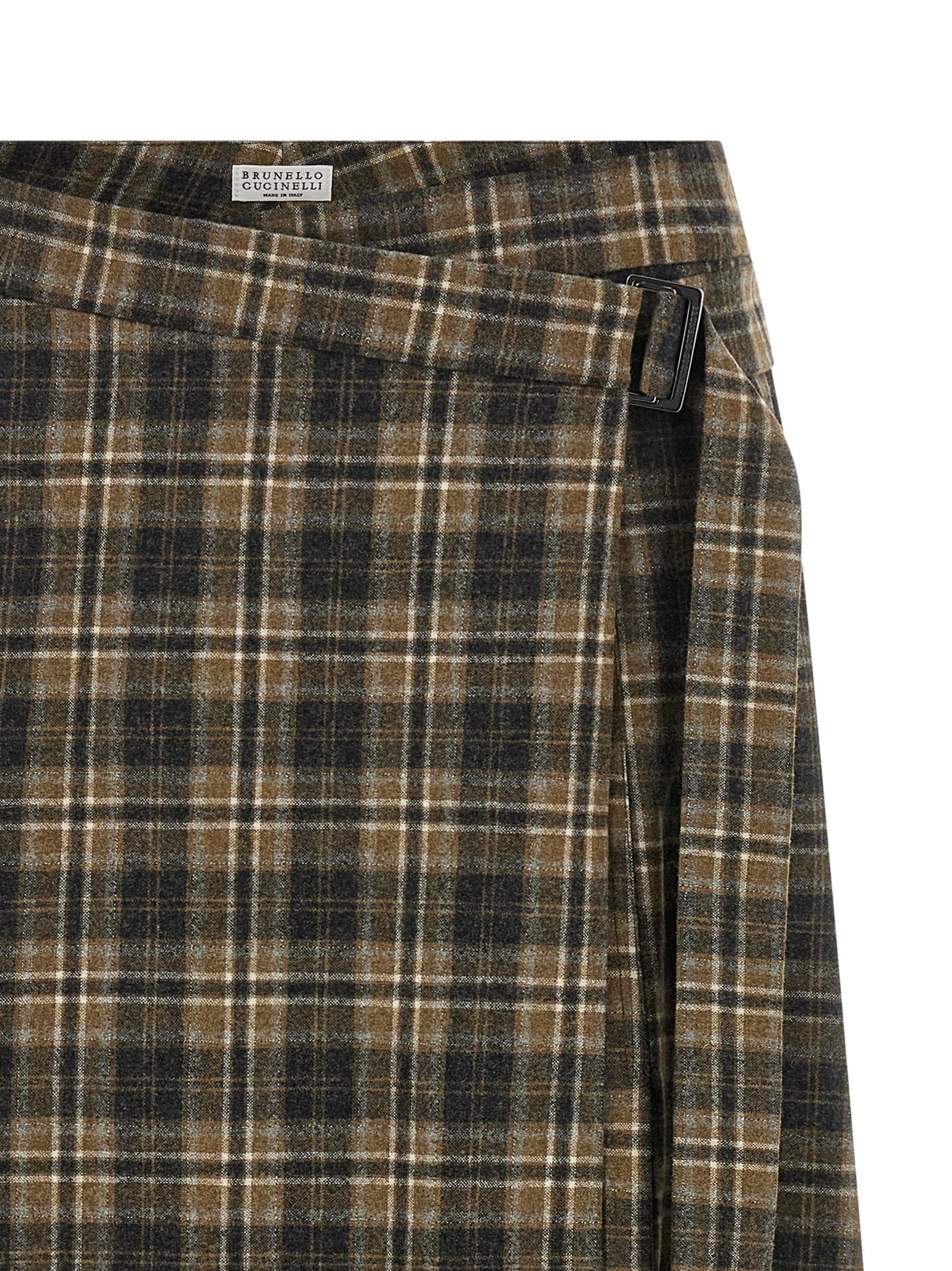 Virgin Wool Mini Women's Skirt - Brunello Cucinelli - Modalova