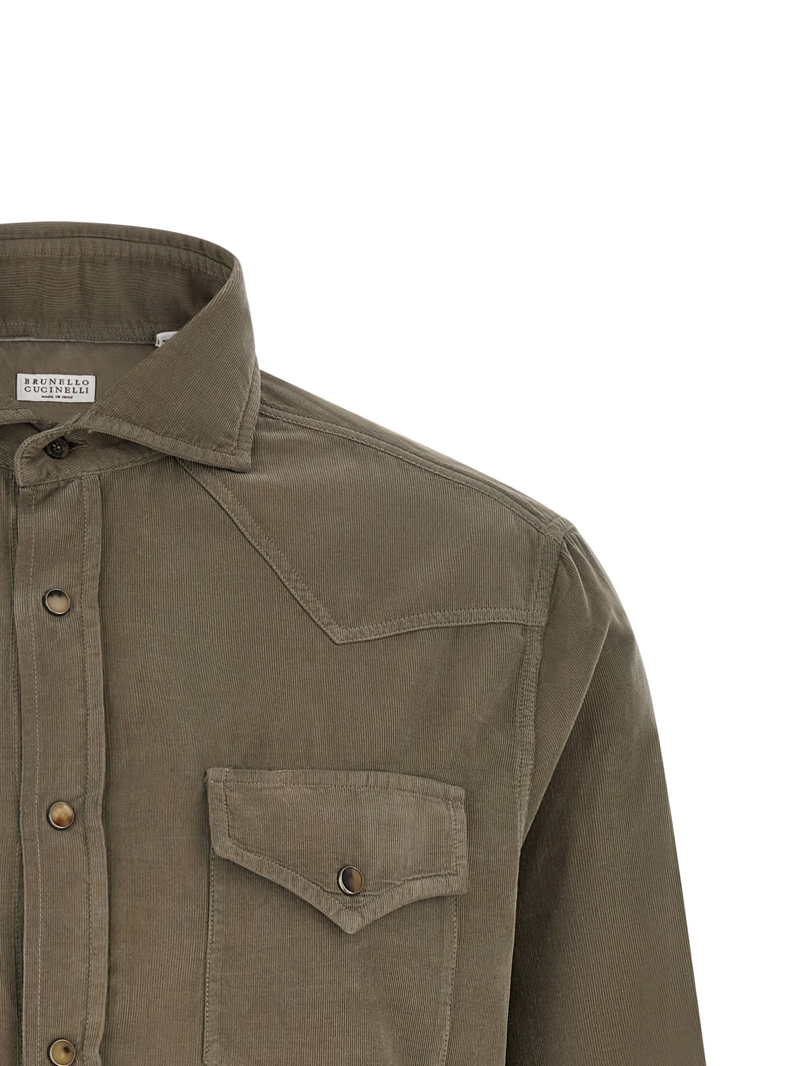 Cotton Men's Blouse - Brunello Cucinelli - Modalova