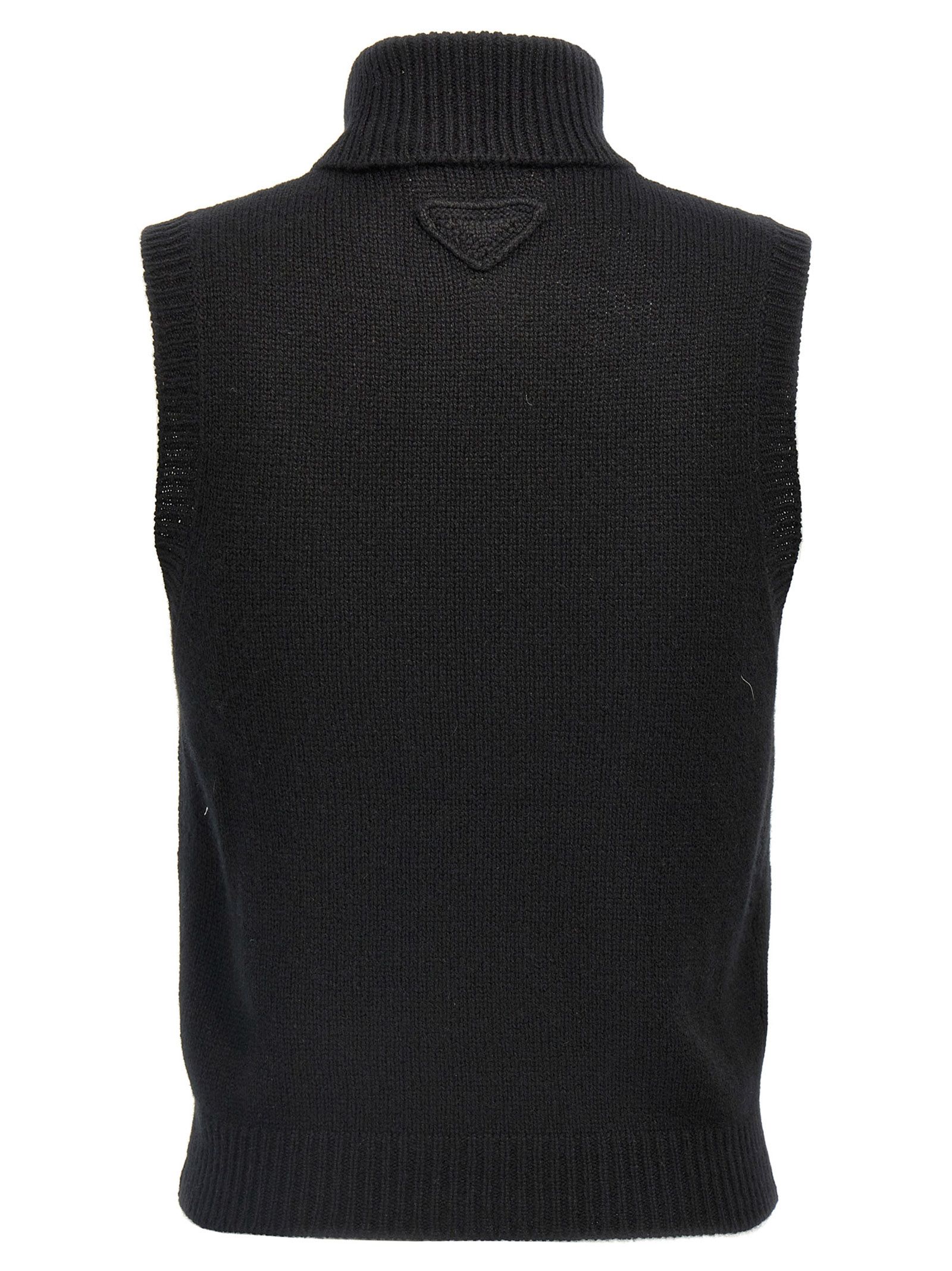 Cashmere Sleeveless Women's Jacket - Prada - Modalova