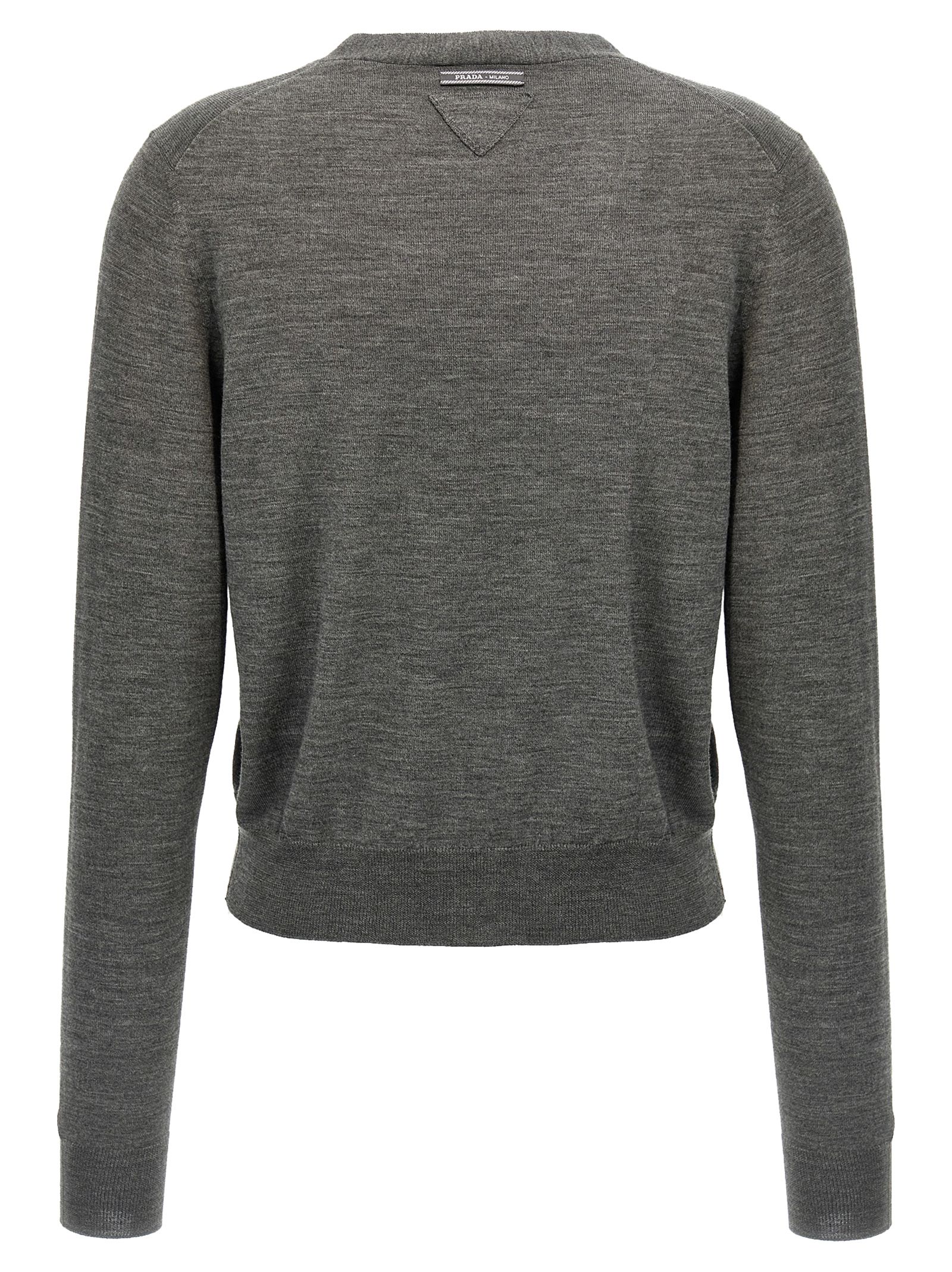 Virgin Wool Women's Cardigan - Prada - Modalova