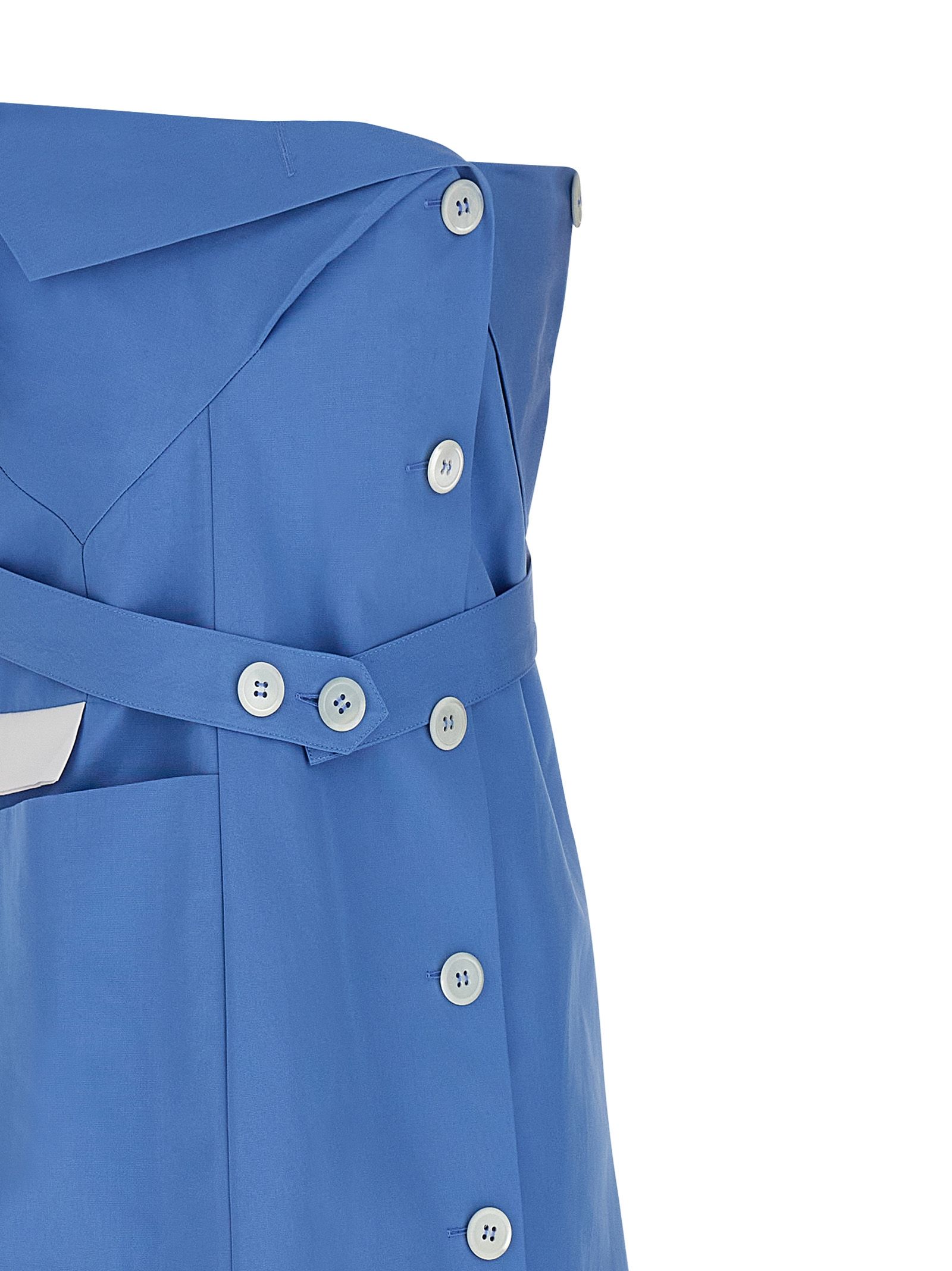Cotton Short Women's Dress - Miu Miu - Modalova