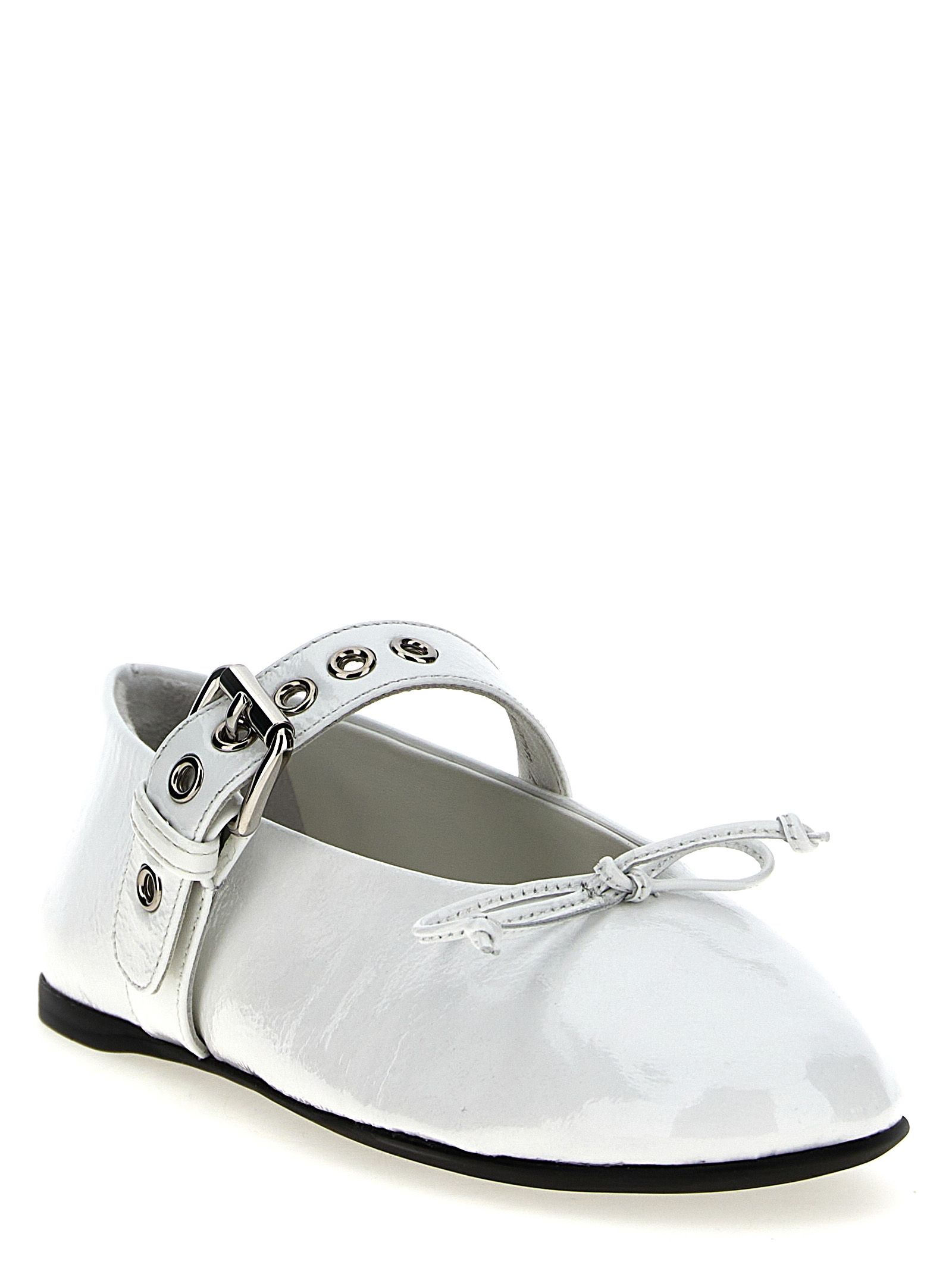 Calfskin Ballet Women's Flats - Miu Miu - Modalova
