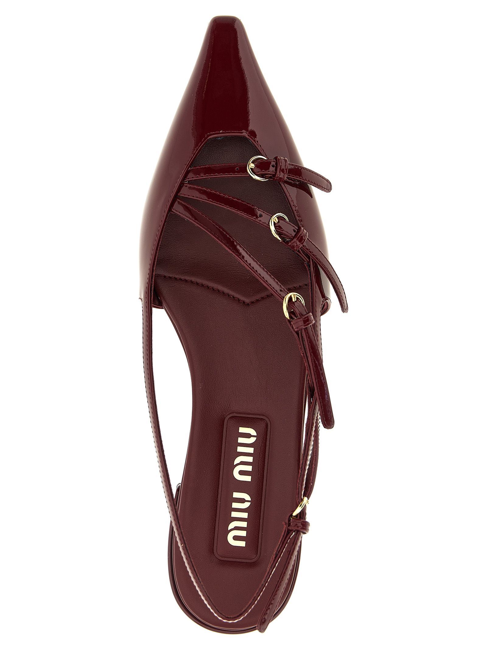 Calfskin Ballet Women's Flats - Miu Miu - Modalova