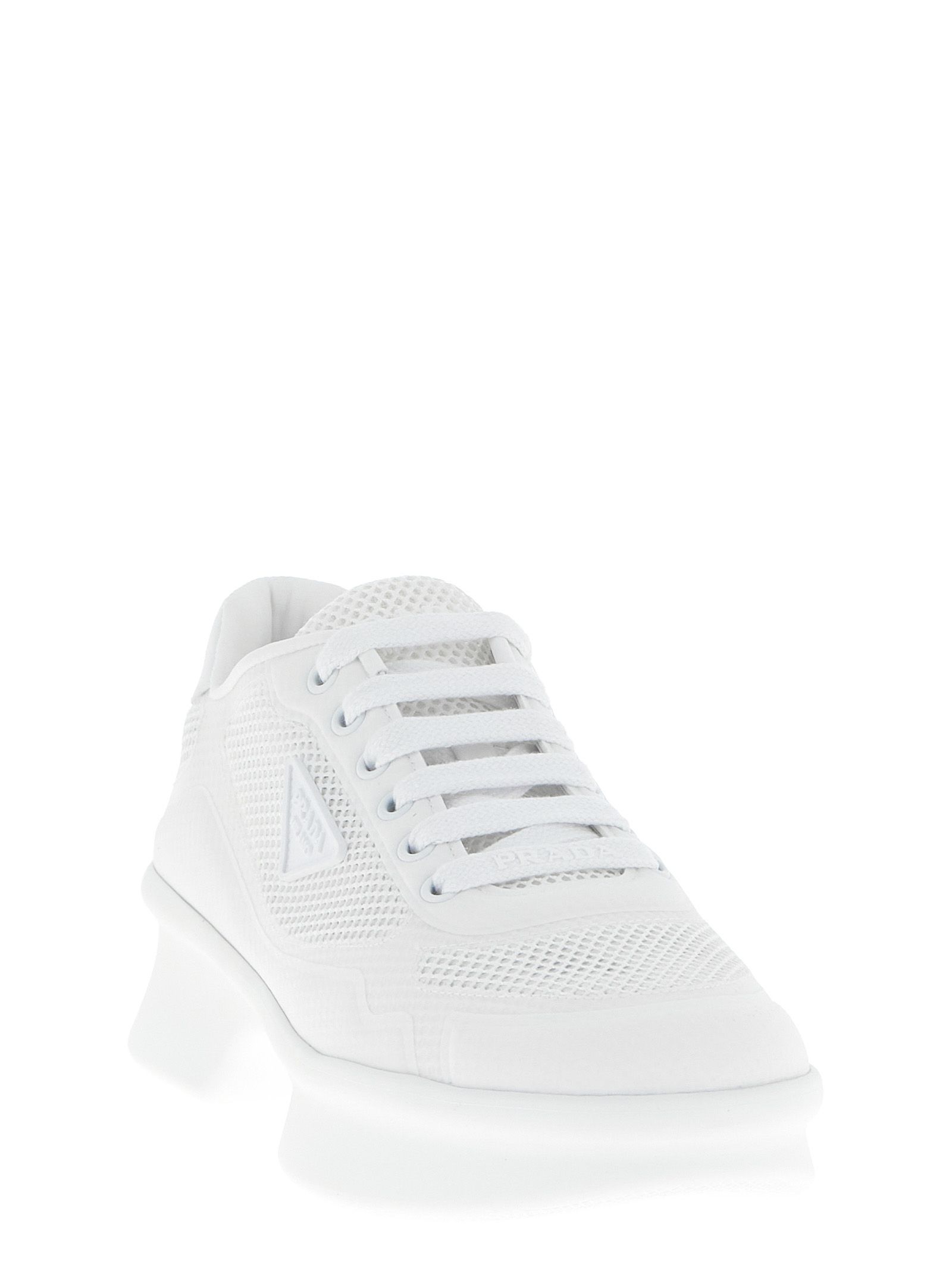 Polyester Athletic Women's Sneakers - Prada - Modalova