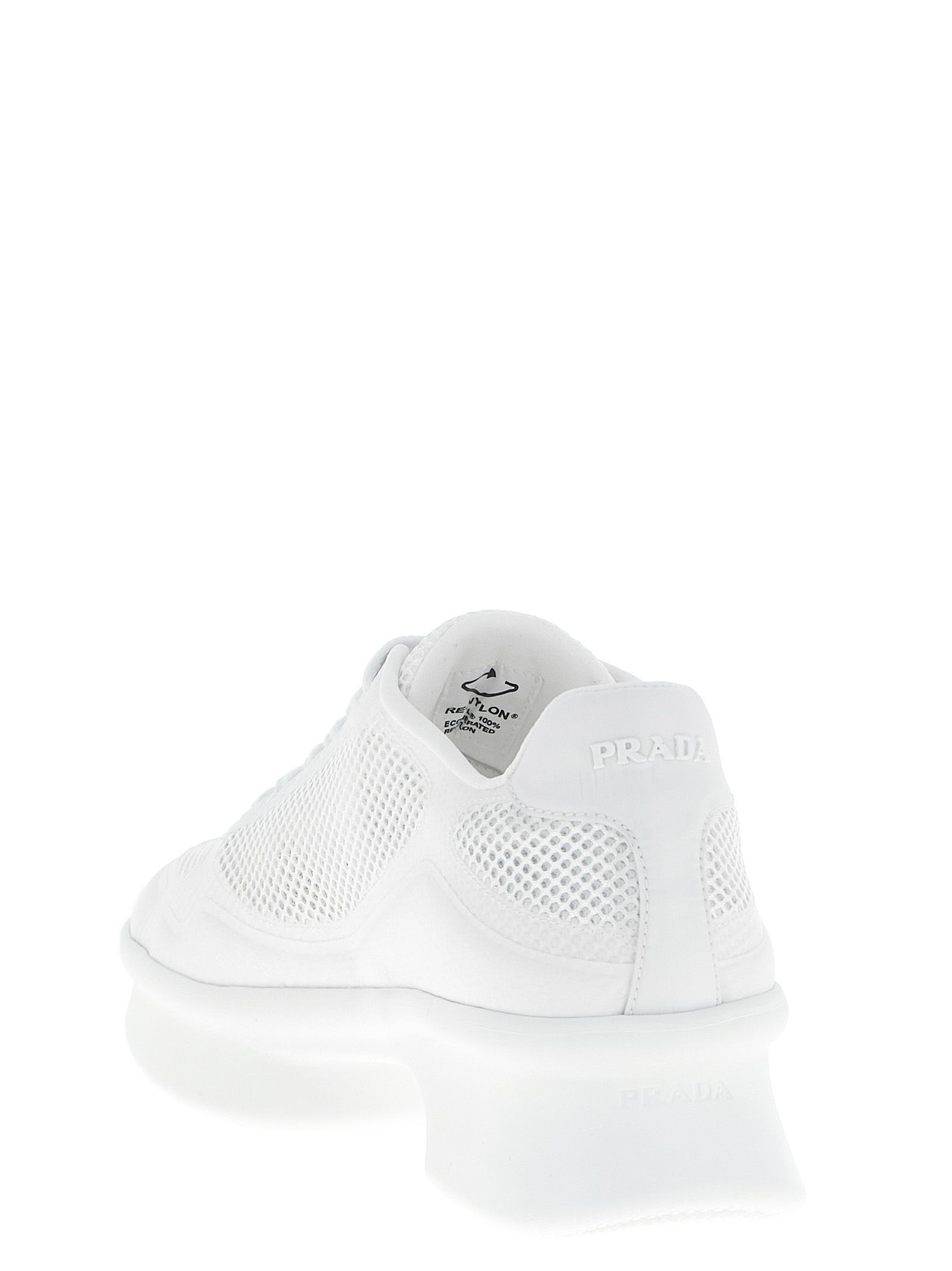 Polyester Athletic Women's Sneakers - Prada - Modalova