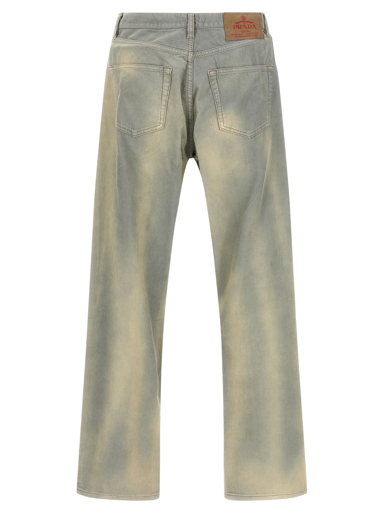 Cotton Casual Men's Pants - Prada - Modalova