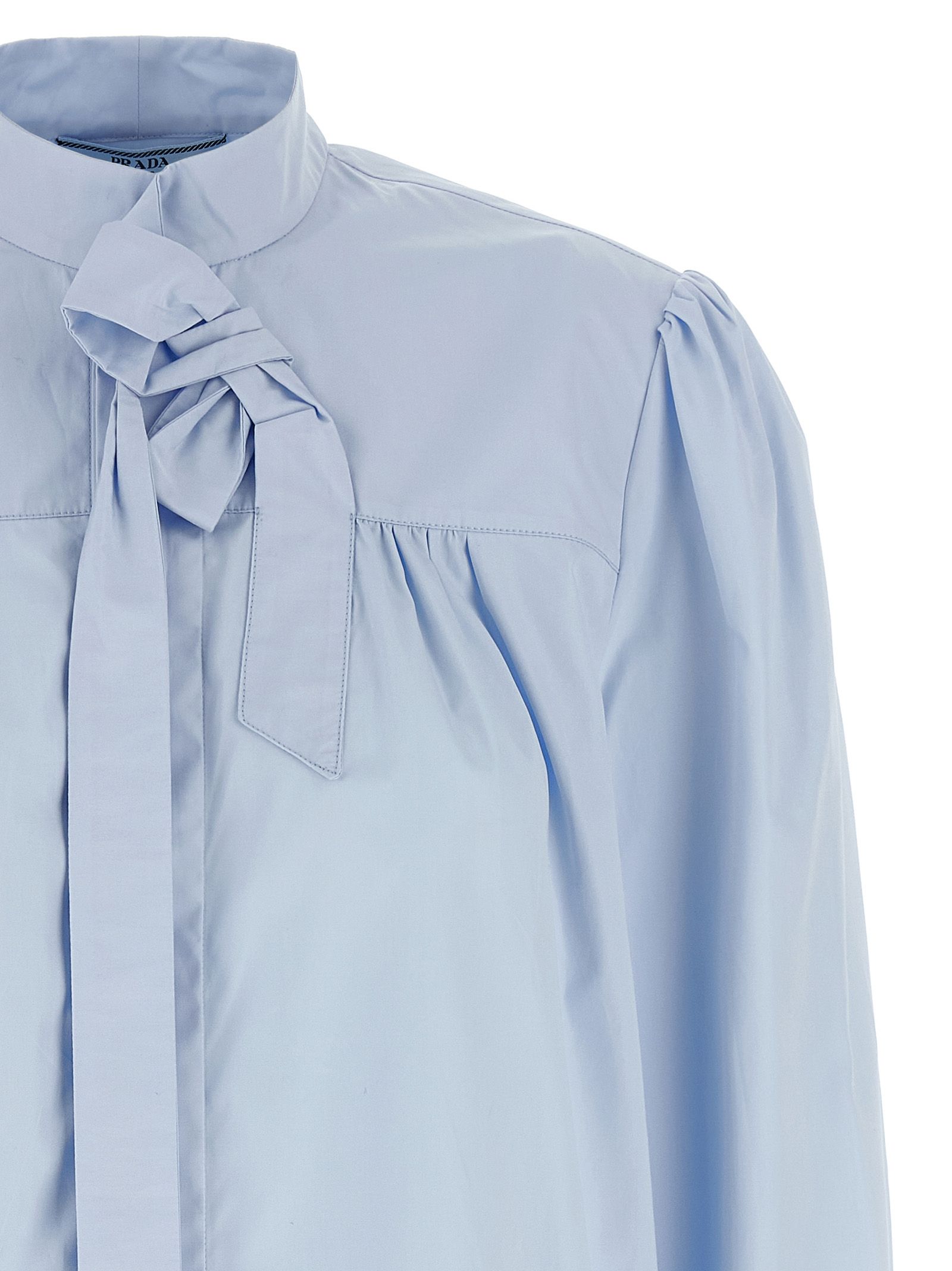 Prada Blue Cotton Women's Blouse - Prada - Modalova