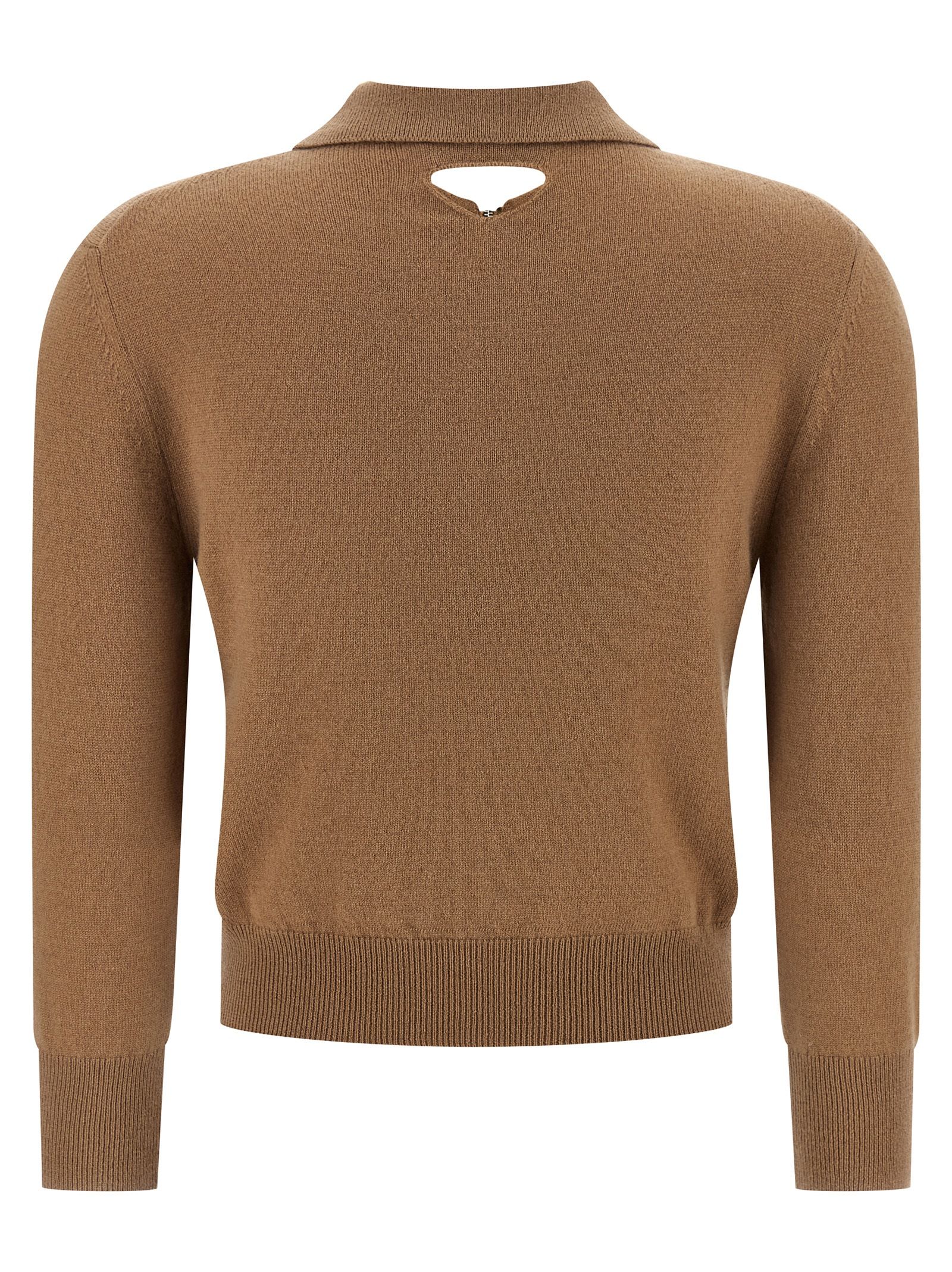 Cashmere Polo Women's Shirt - Prada - Modalova