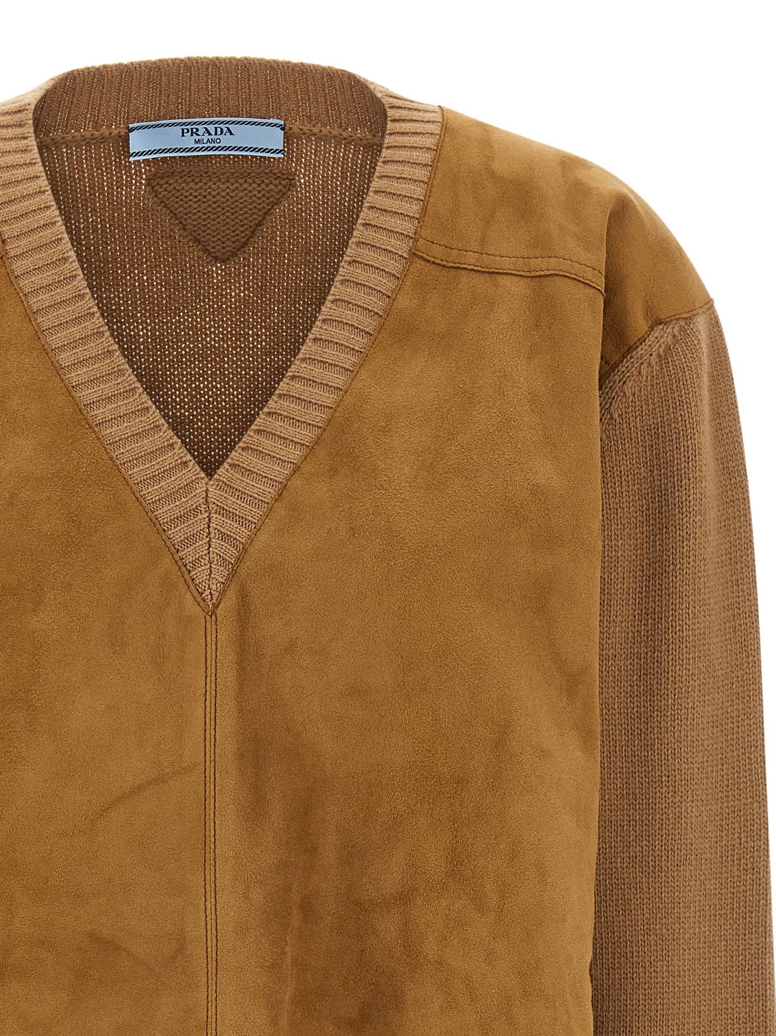 Virgin Wool Women's Cardigan - Prada - Modalova