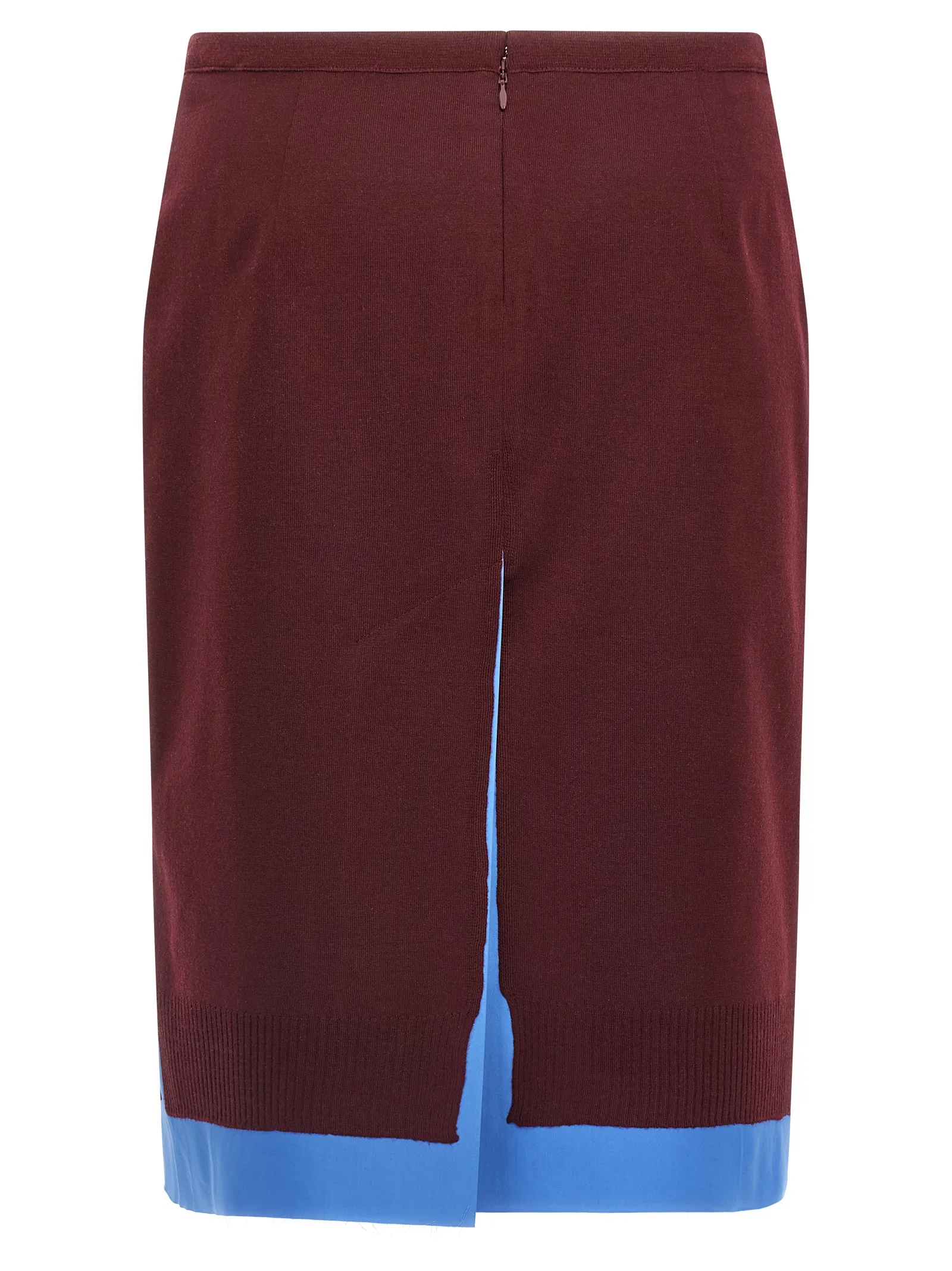 Virgin Wool Midi Women's Skirt - Miu Miu - Modalova