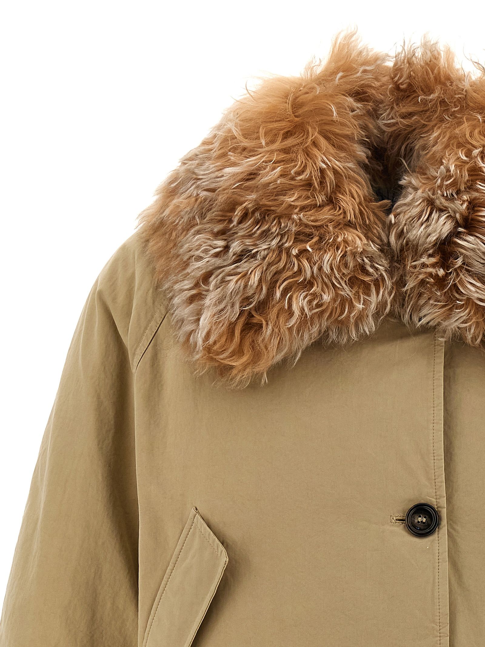 Cotton Full-Length Women's Jacket - Prada - Modalova