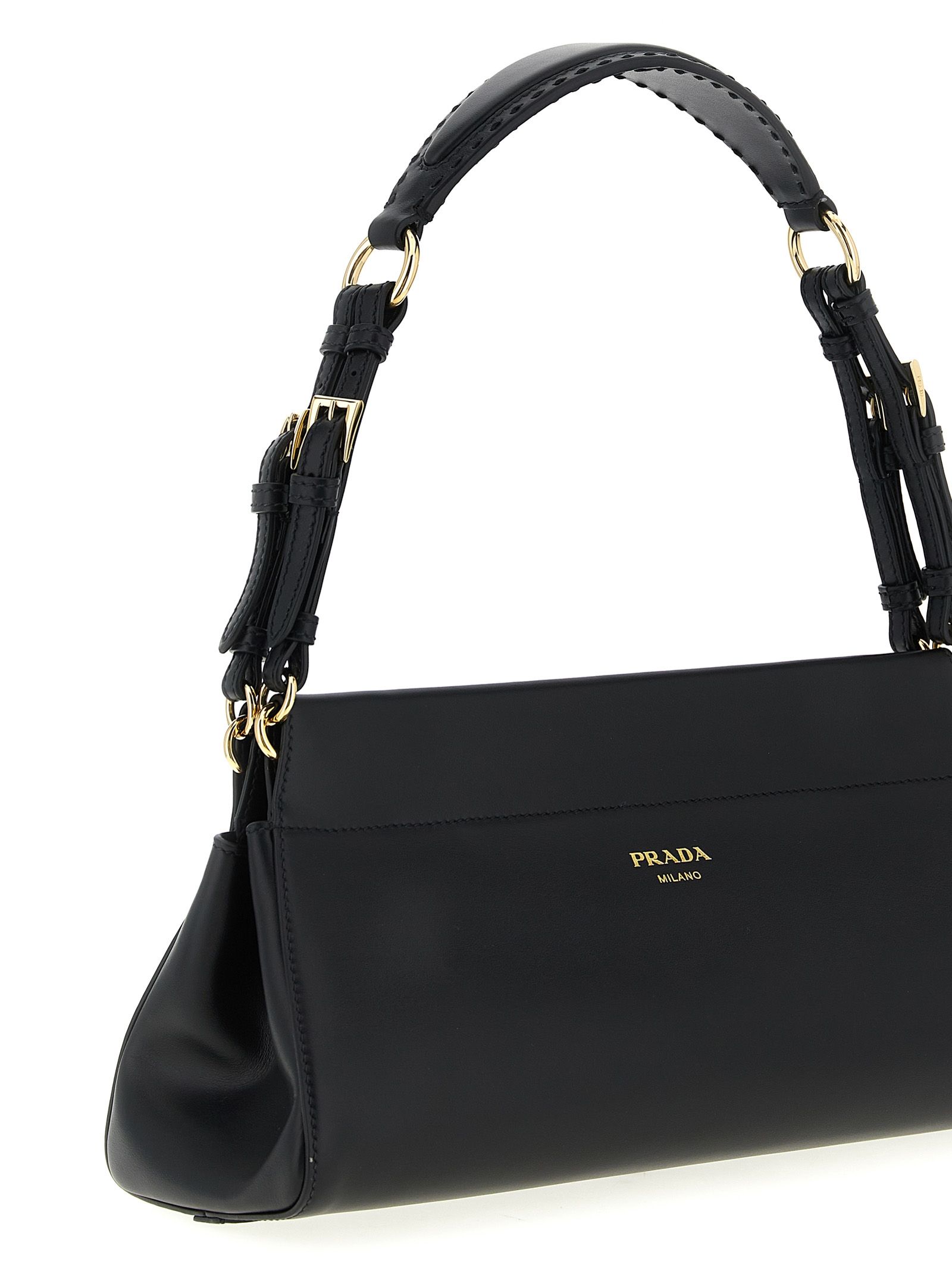 Calfskin Shoulder Women's Bag - Prada - Modalova