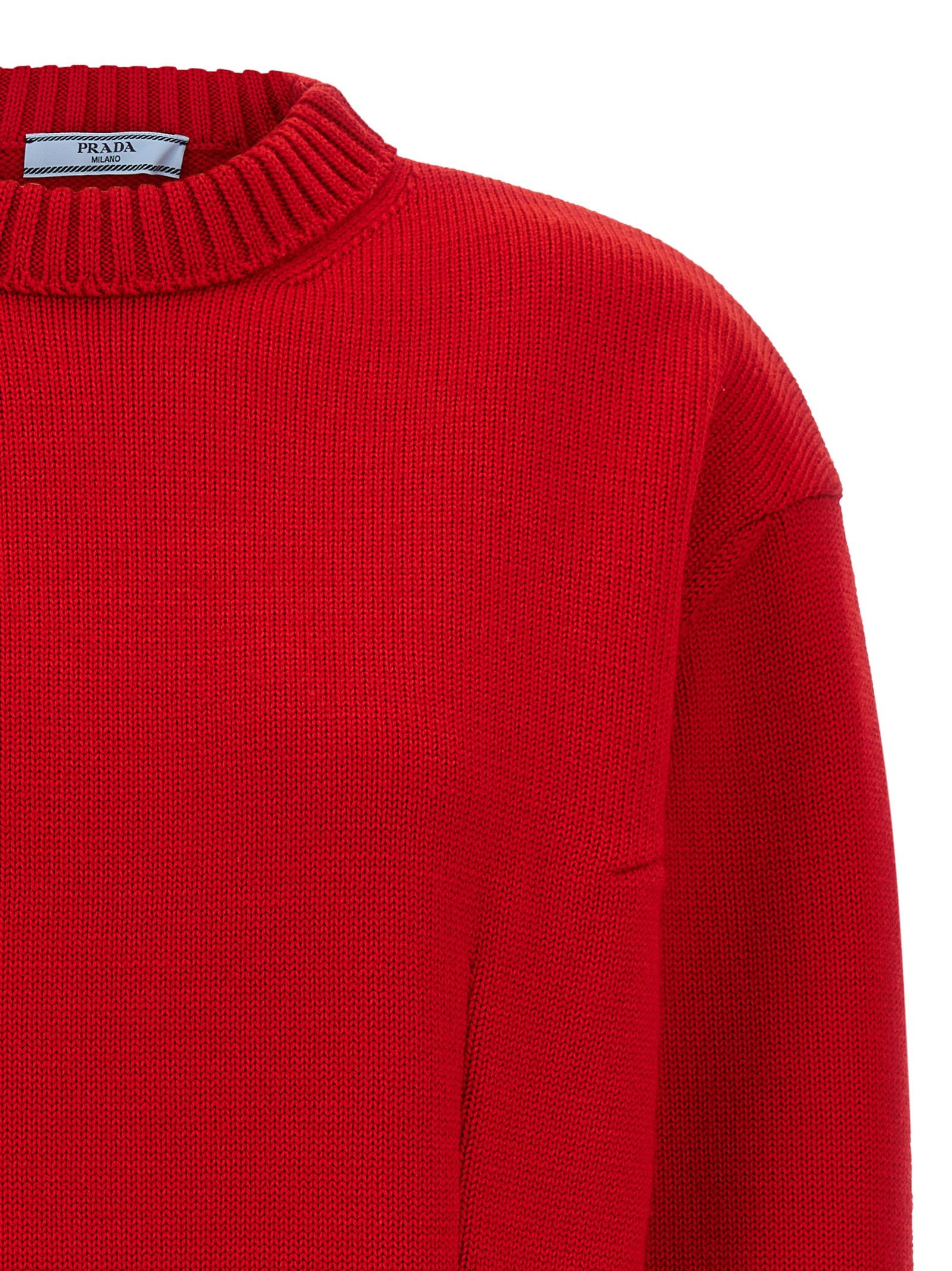 Virgin Wool Women's Cardigan - Prada - Modalova