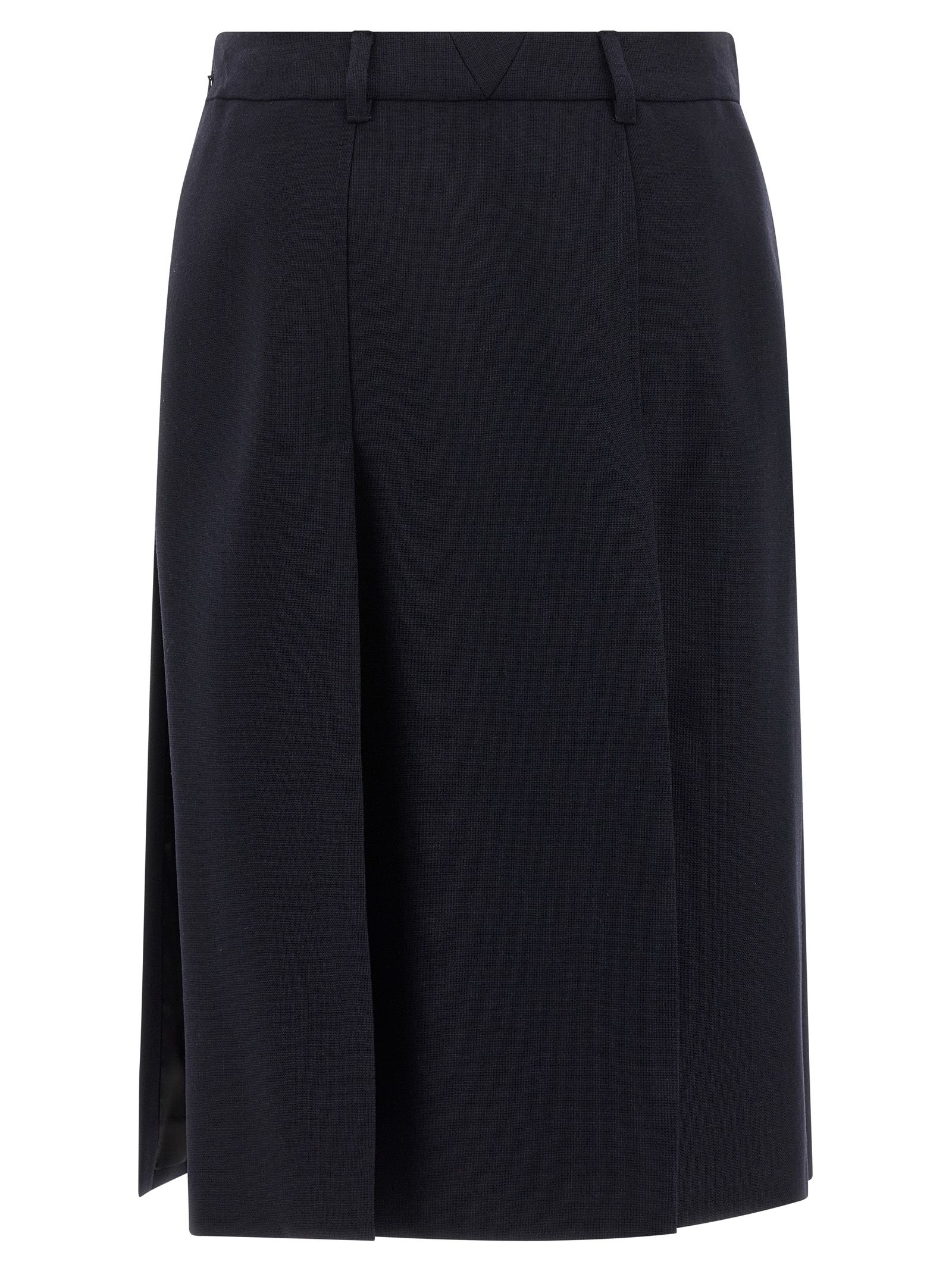 Virgin Wool Midi Women's Skirt - Prada - Modalova