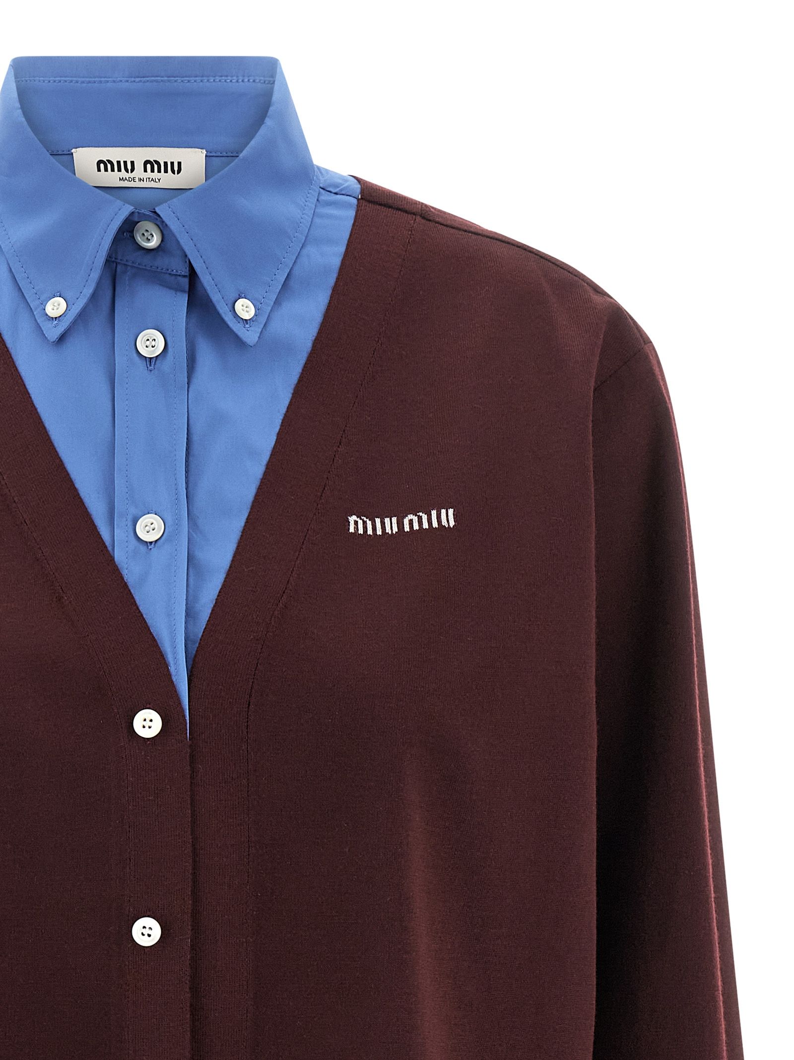 Virgin Wool Women's Blouse - Miu Miu - Modalova