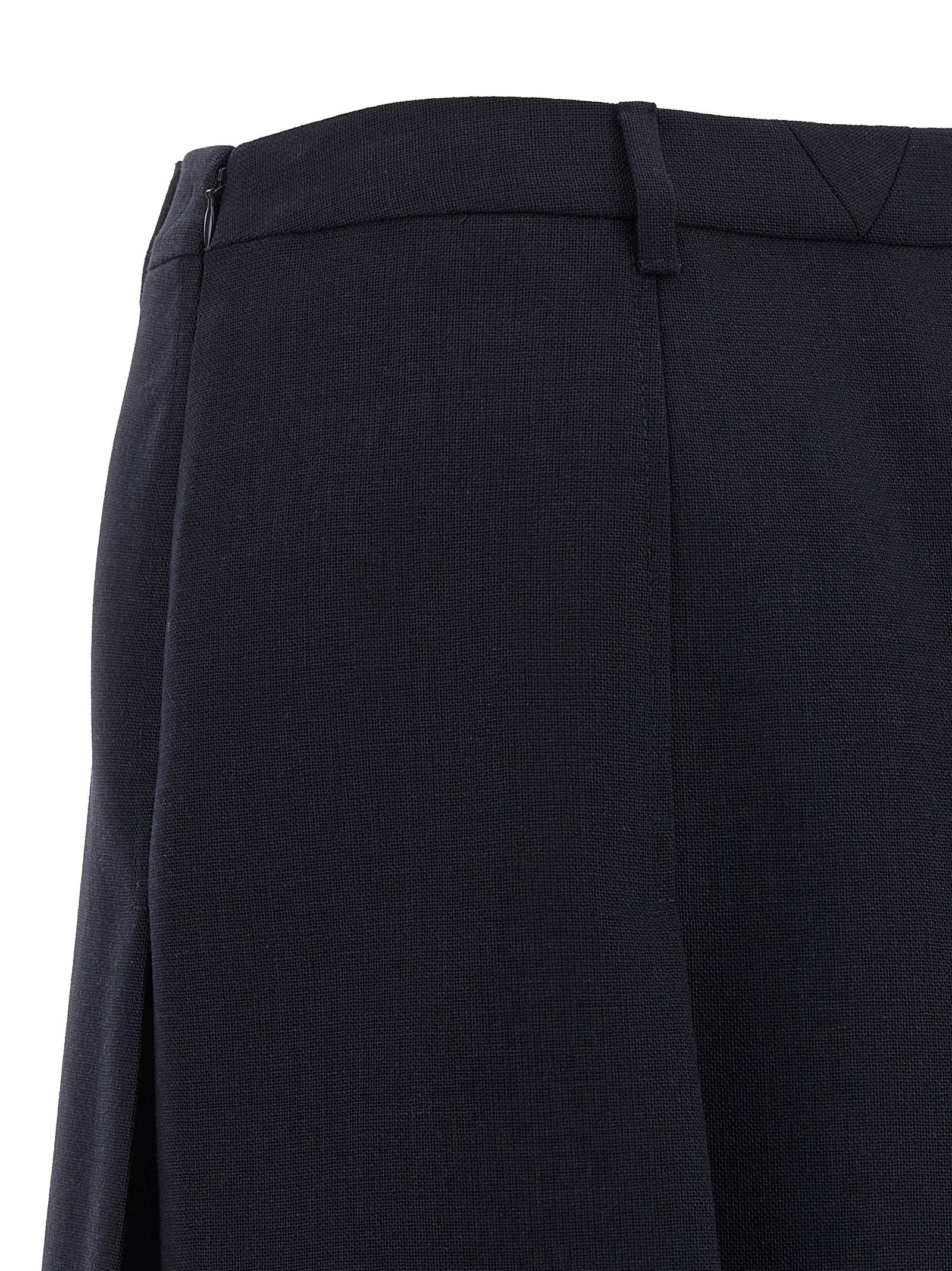 Virgin Wool Midi Women's Skirt - Prada - Modalova