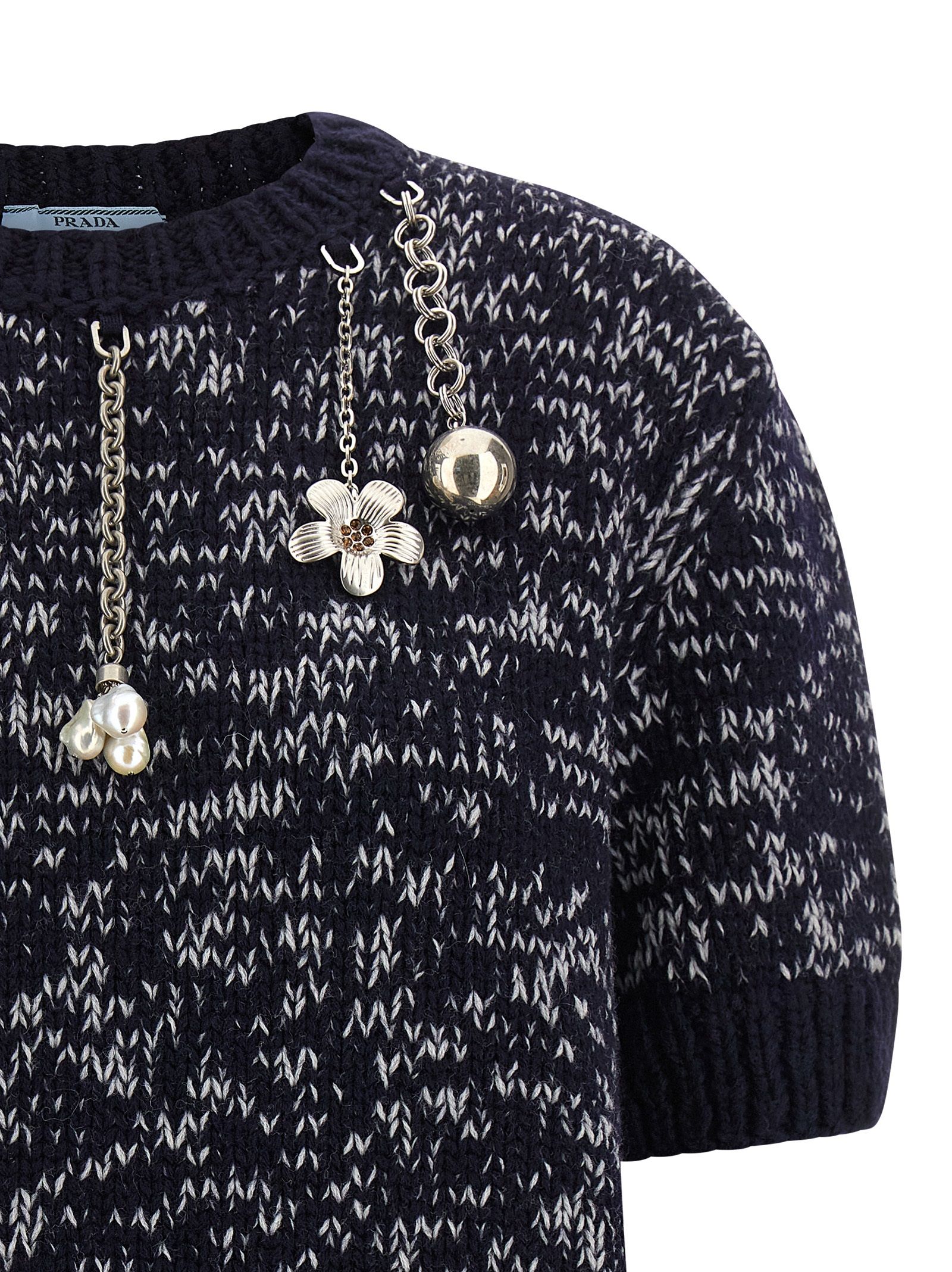 Virgin Wool Women's Cardigan - Prada - Modalova