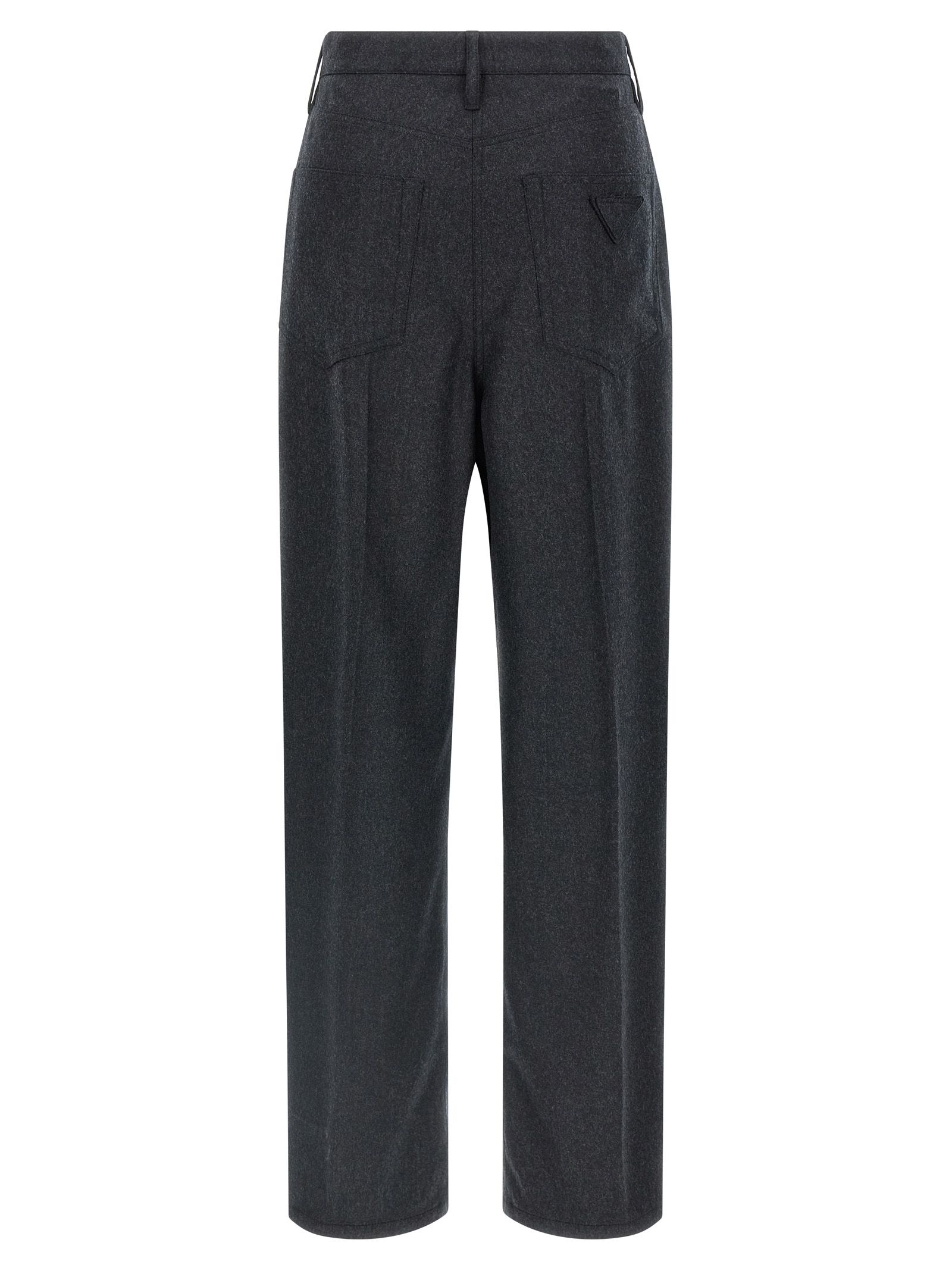 Virgin Wool Casual Women's Pants - Prada - Modalova