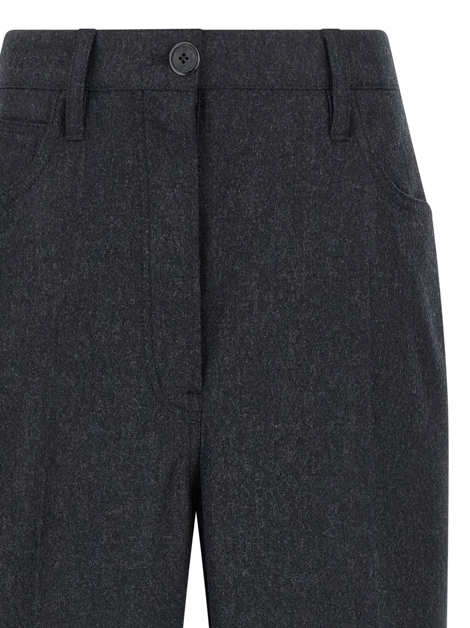 Virgin Wool Casual Women's Pants - Prada - Modalova