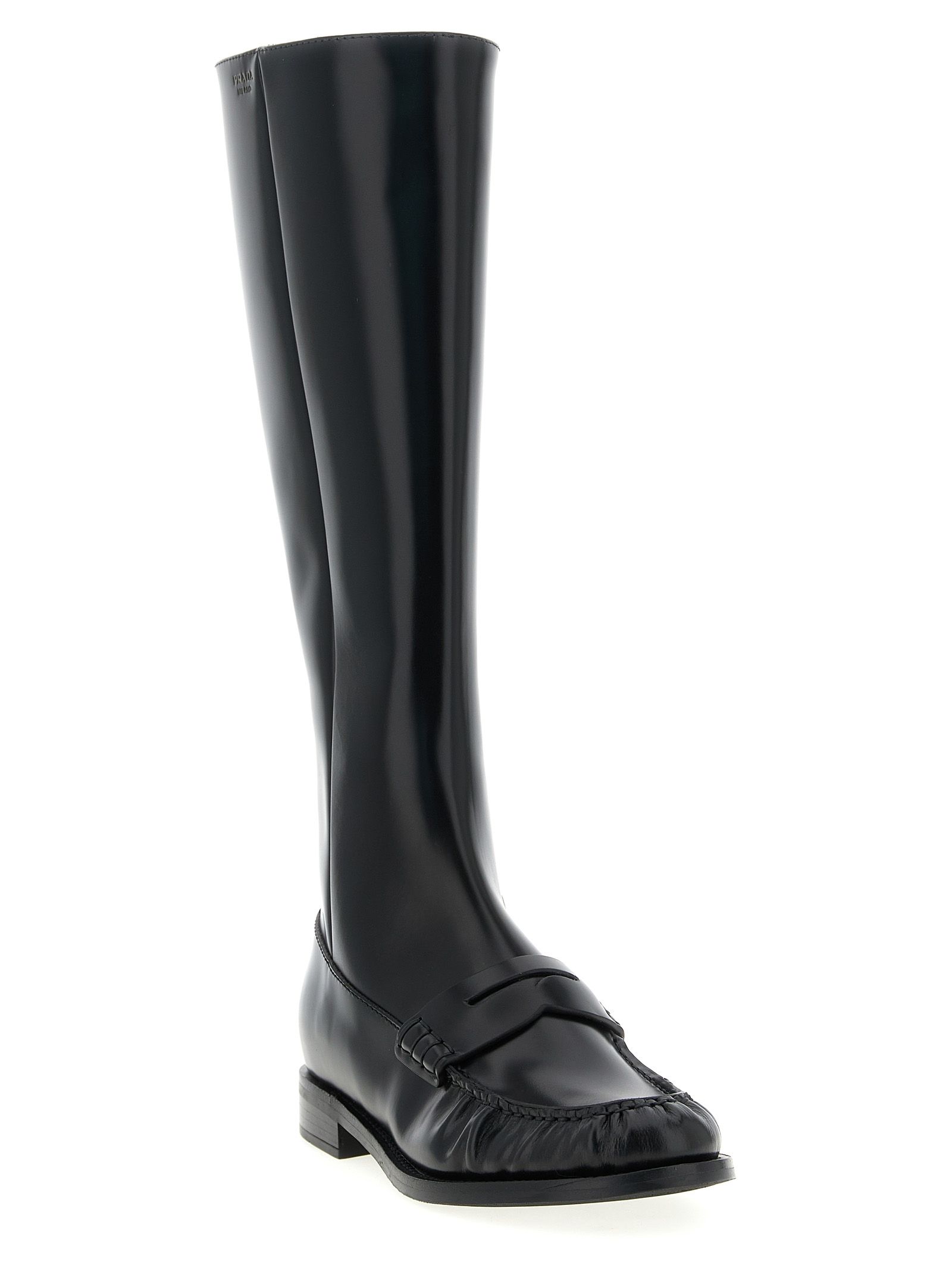 Calfskin Over The Women's Knee - Prada - Modalova
