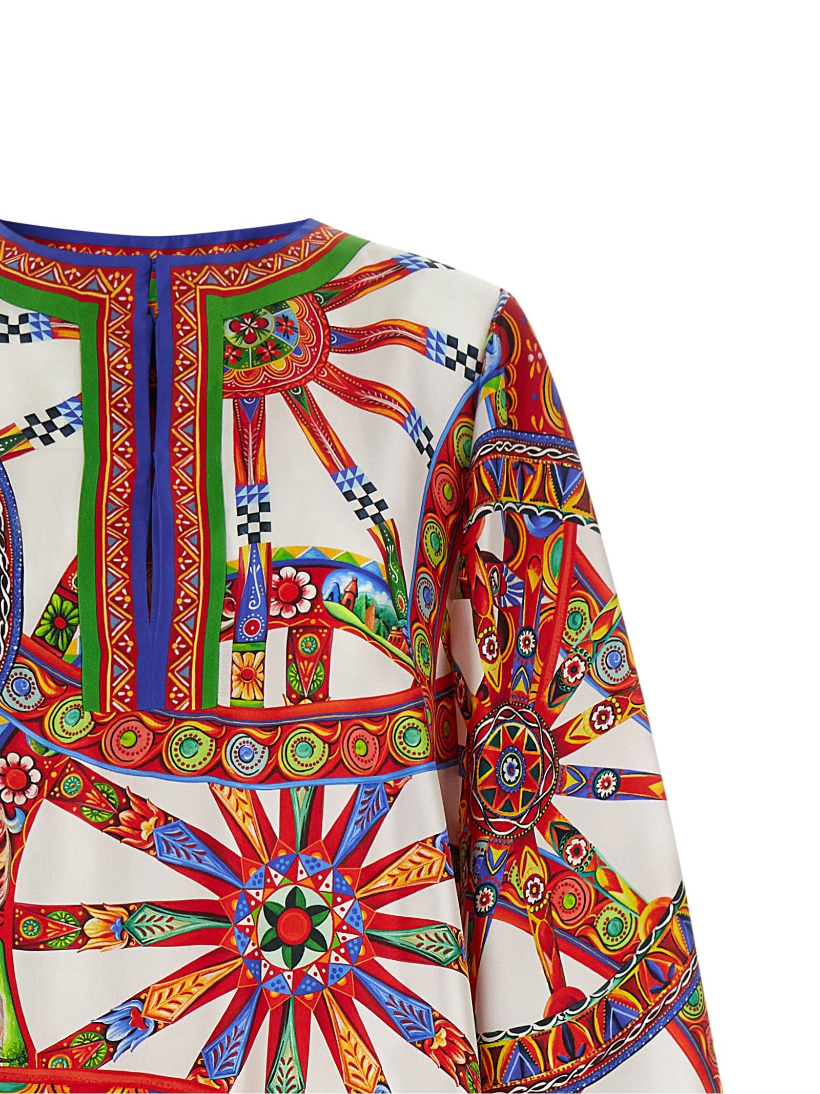 Silk Long Women's Dress - Dolce & Gabbana - Modalova