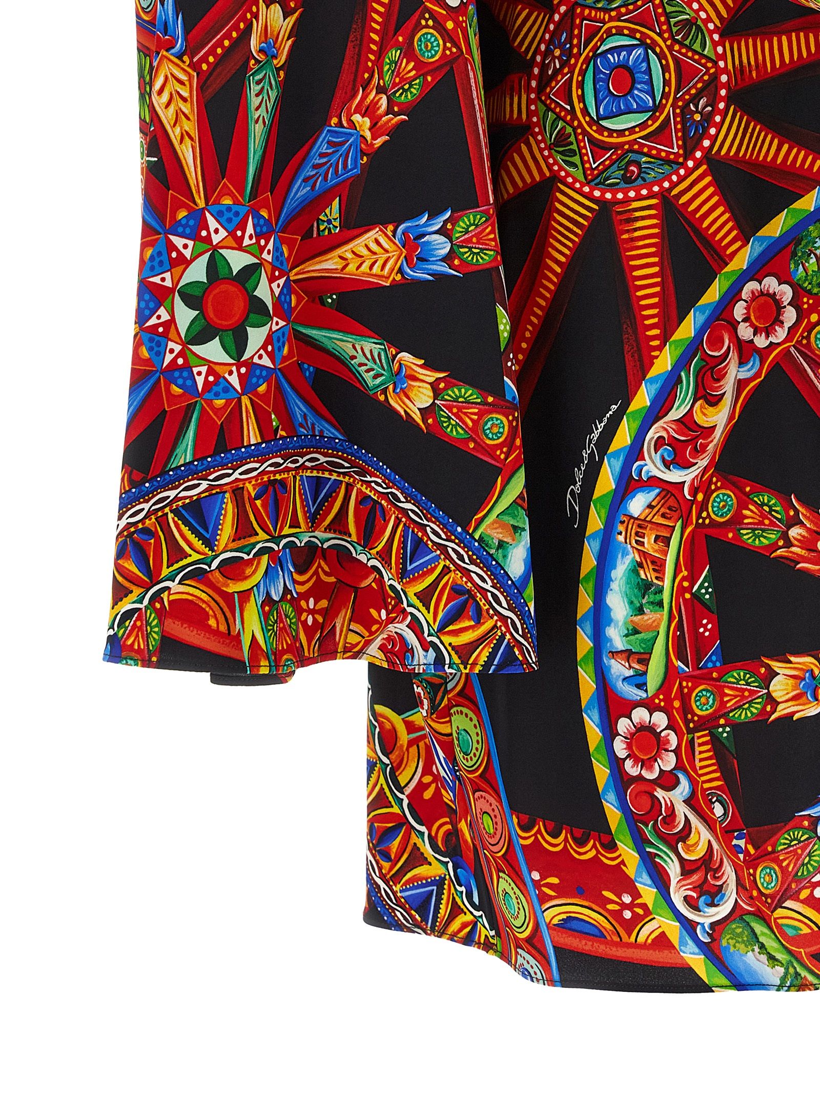 Silk Short Women's Dress - Dolce & Gabbana - Modalova