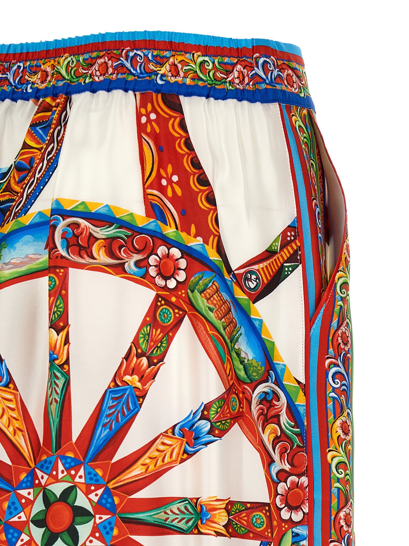 Silk Casual Women's Pants - Dolce & Gabbana - Modalova