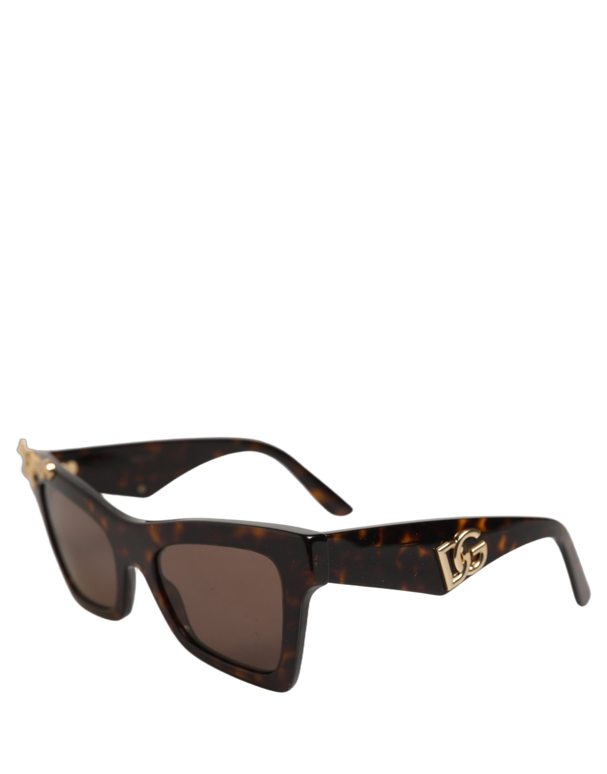 DG4434 Accent Havana Acetate Frame Women's Sunglasses - Dolce & Gabbana - Modalova