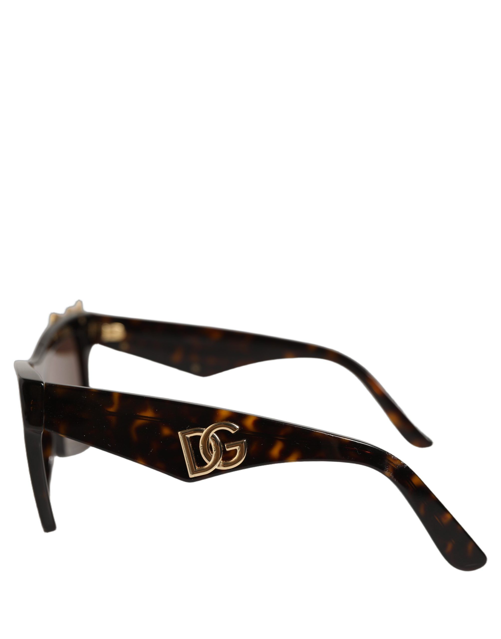 DG4434 Accent Havana Acetate Frame Women's Sunglasses - Dolce & Gabbana - Modalova