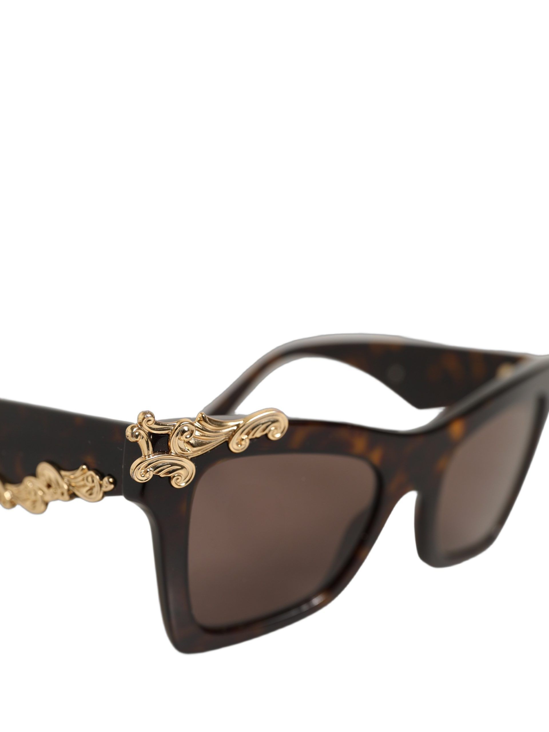 DG4434 Accent Havana Acetate Frame Women's Sunglasses - Dolce & Gabbana - Modalova