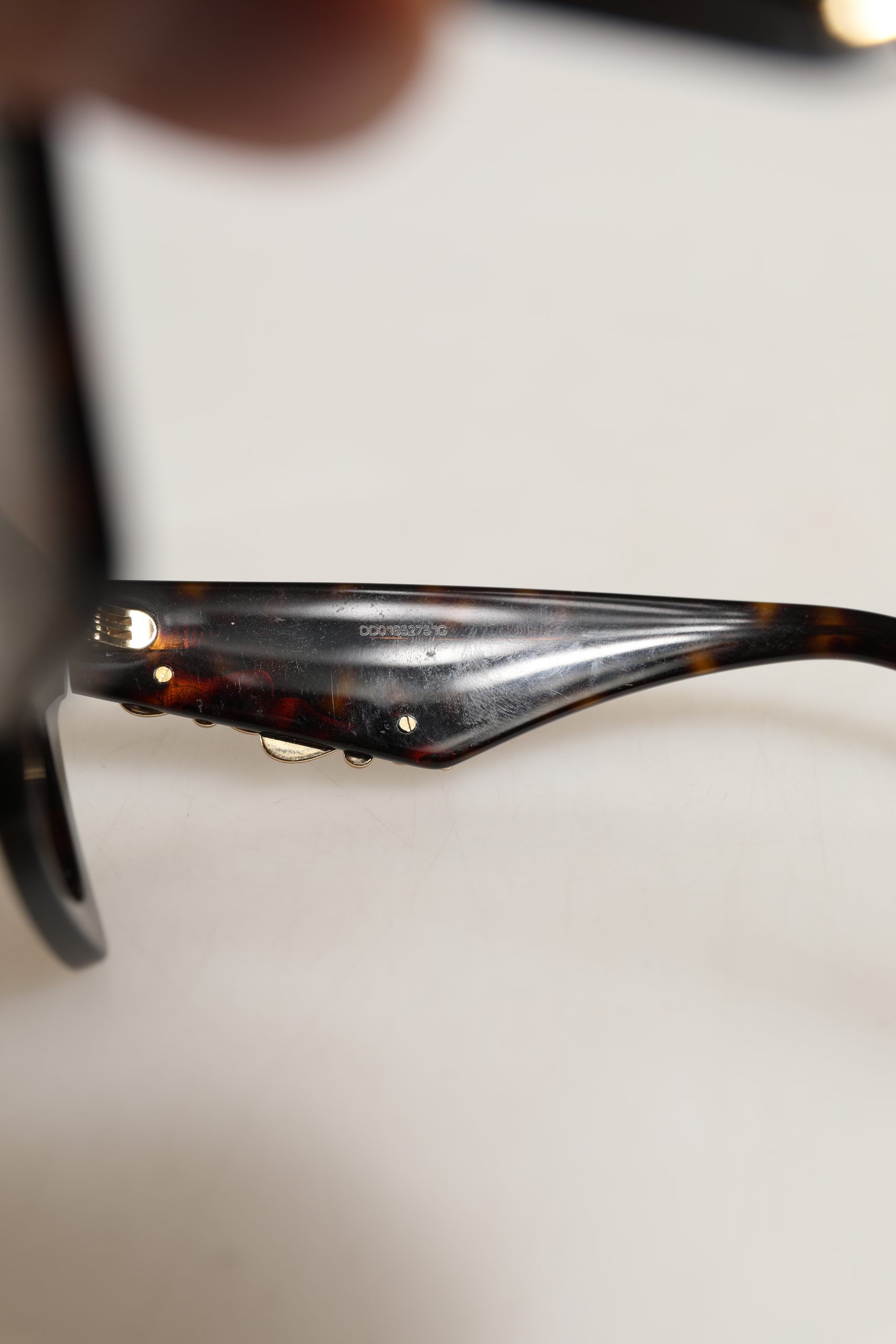 DG4434 Accent Havana Acetate Frame Women's Sunglasses - Dolce & Gabbana - Modalova
