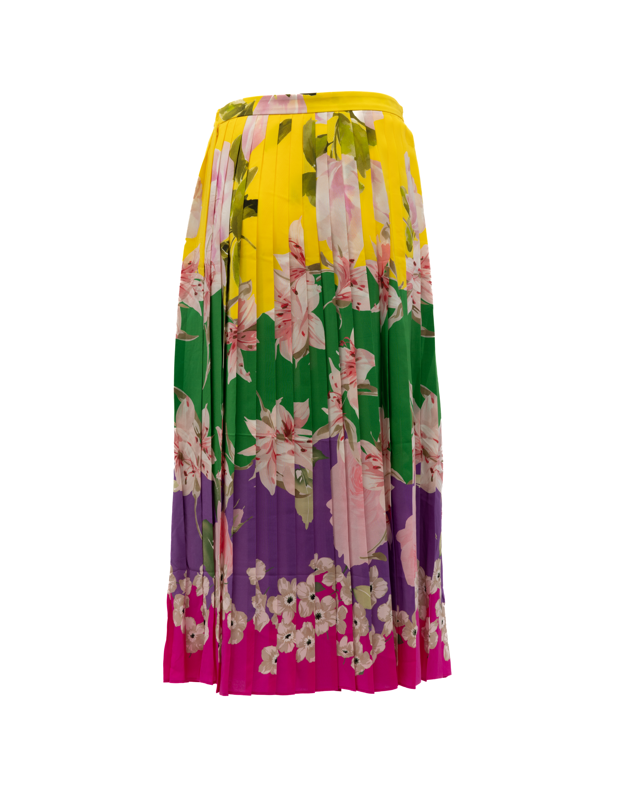 Plated Floral Women's Skirt - Valentino Garavani - Modalova