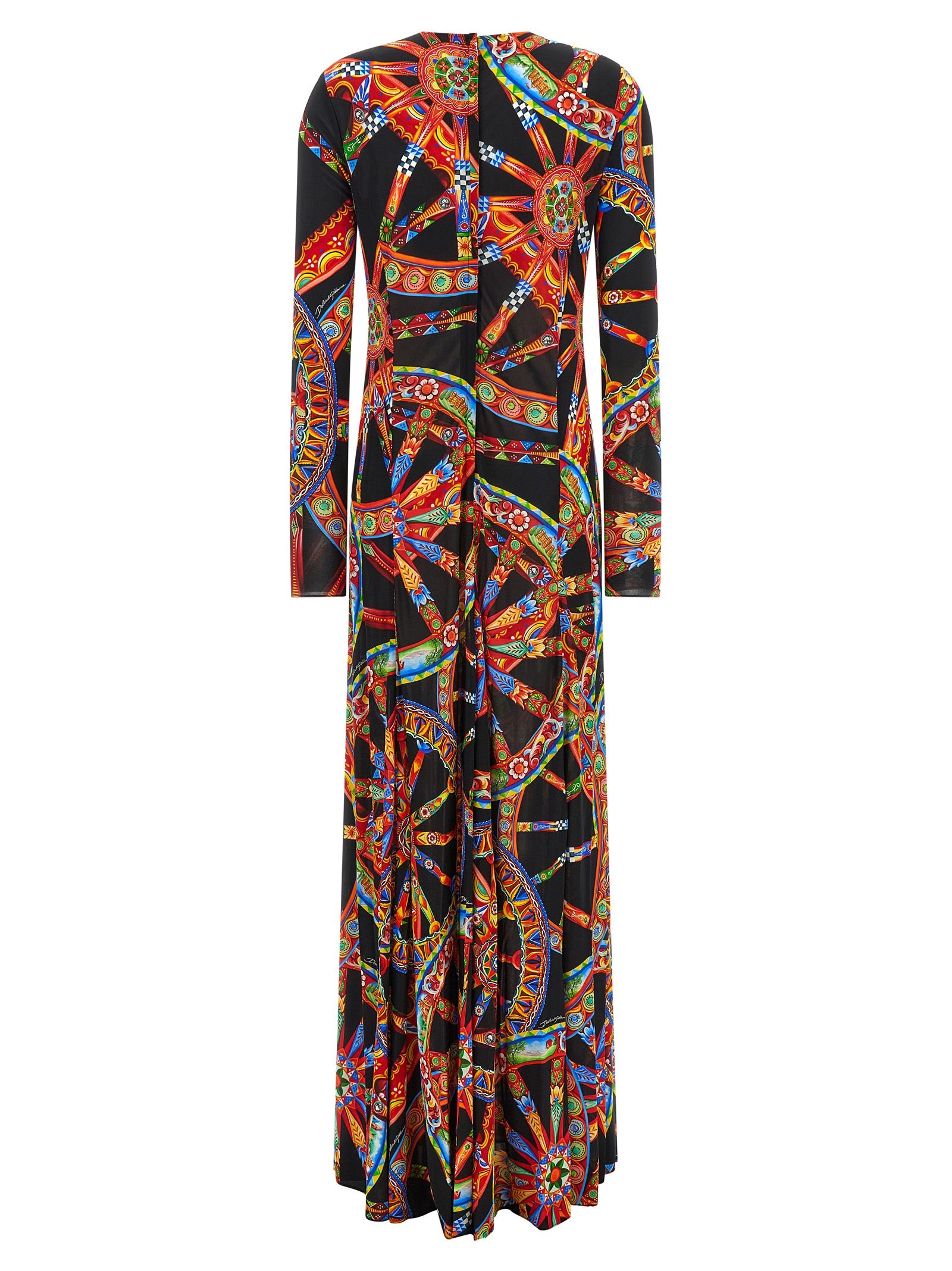 Viscose Long Women's Dress - Dolce & Gabbana - Modalova