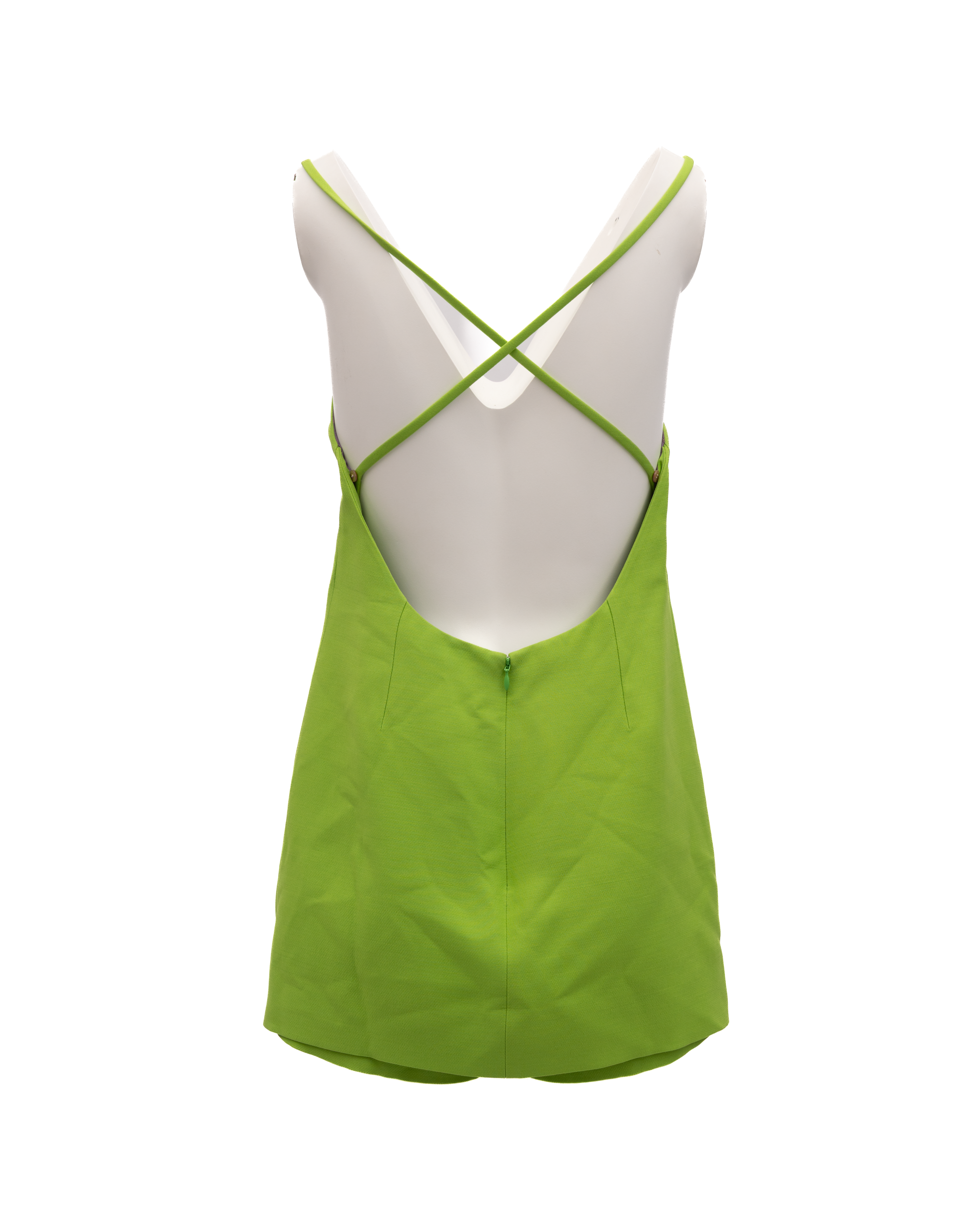 Neon Open Back Women's Dress - Valentino Garavani - Modalova