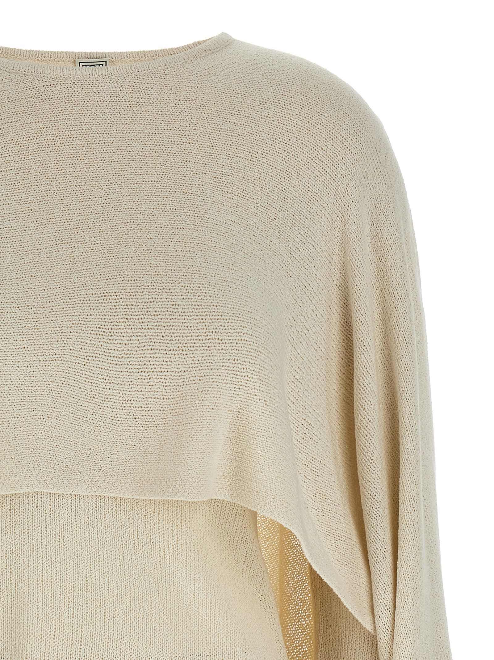 TOTEME Beige Silk Women's Cardigan - TOTEME - Modalova