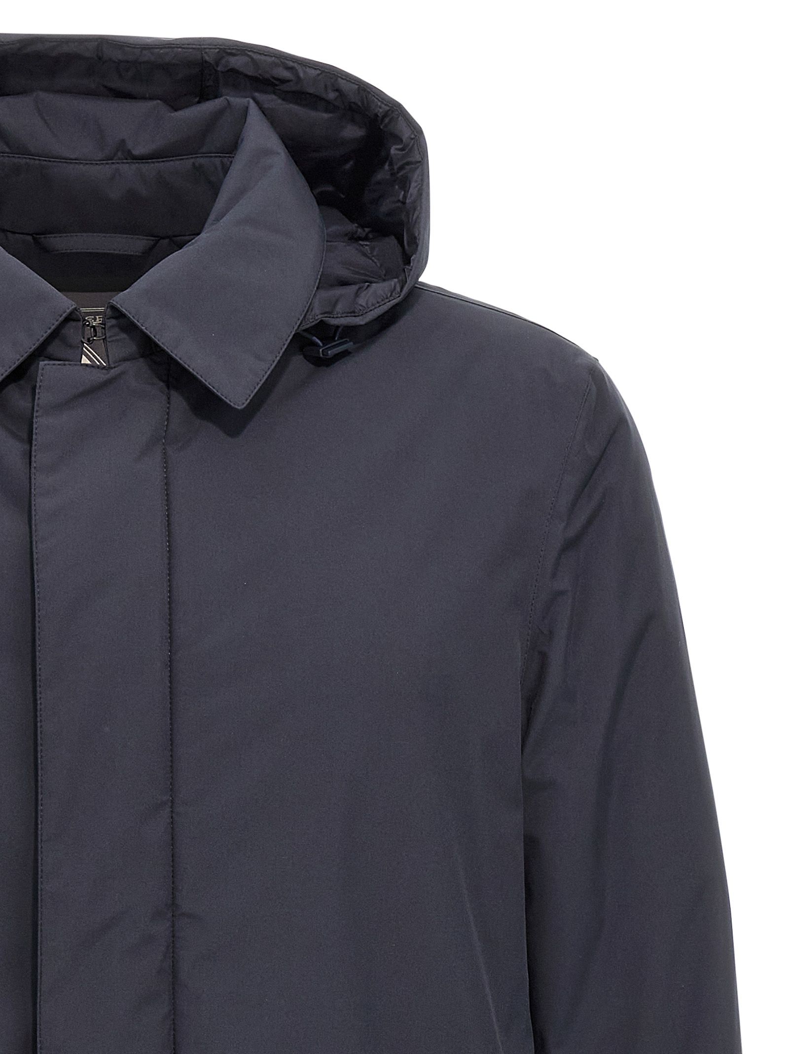 Herno Blue Polyester Men's Parka - Herno - Modalova