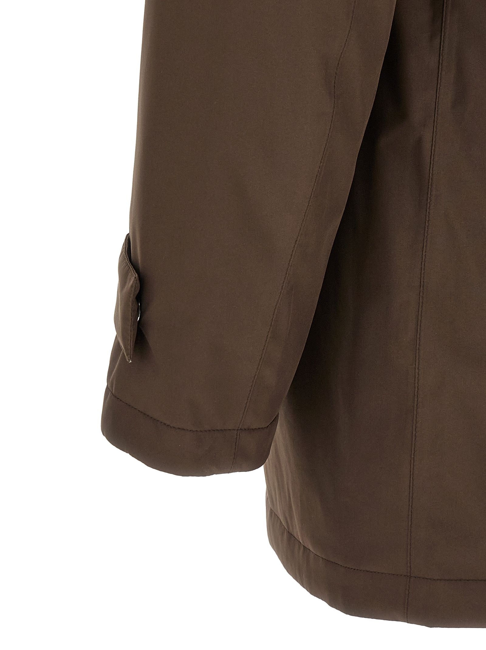 Herno Brown Polyester Men's Parka - Herno - Modalova
