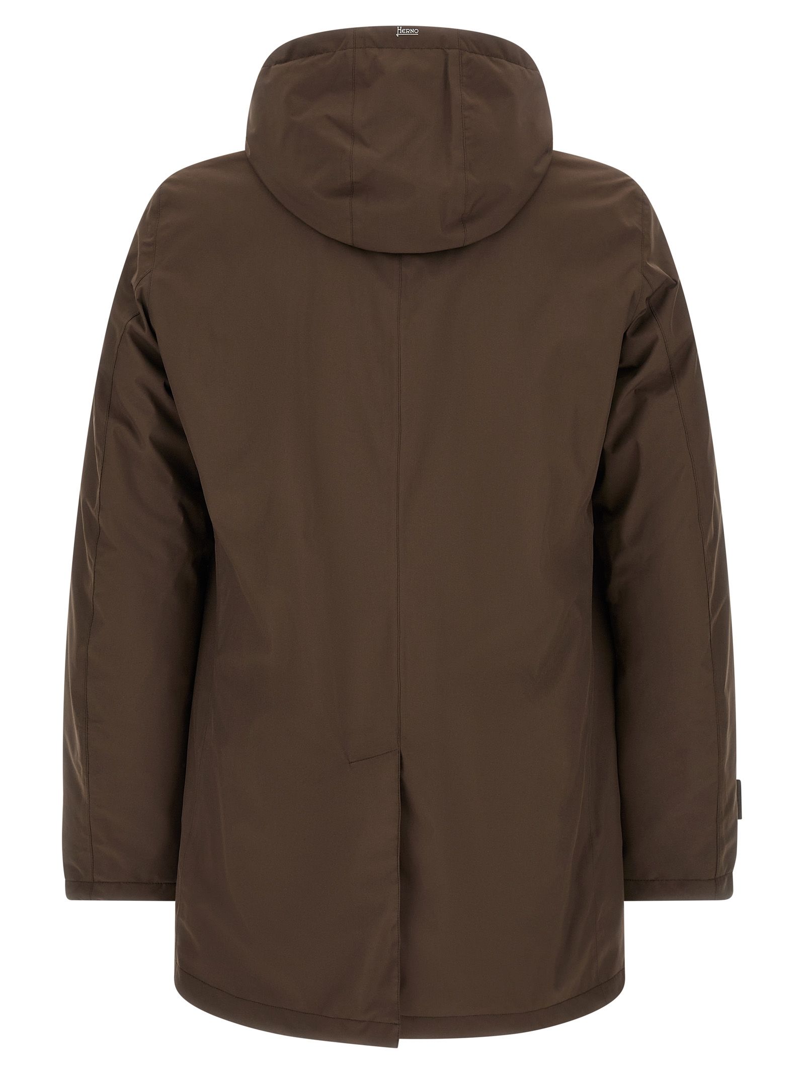 Herno Brown Polyester Men's Parka - Herno - Modalova