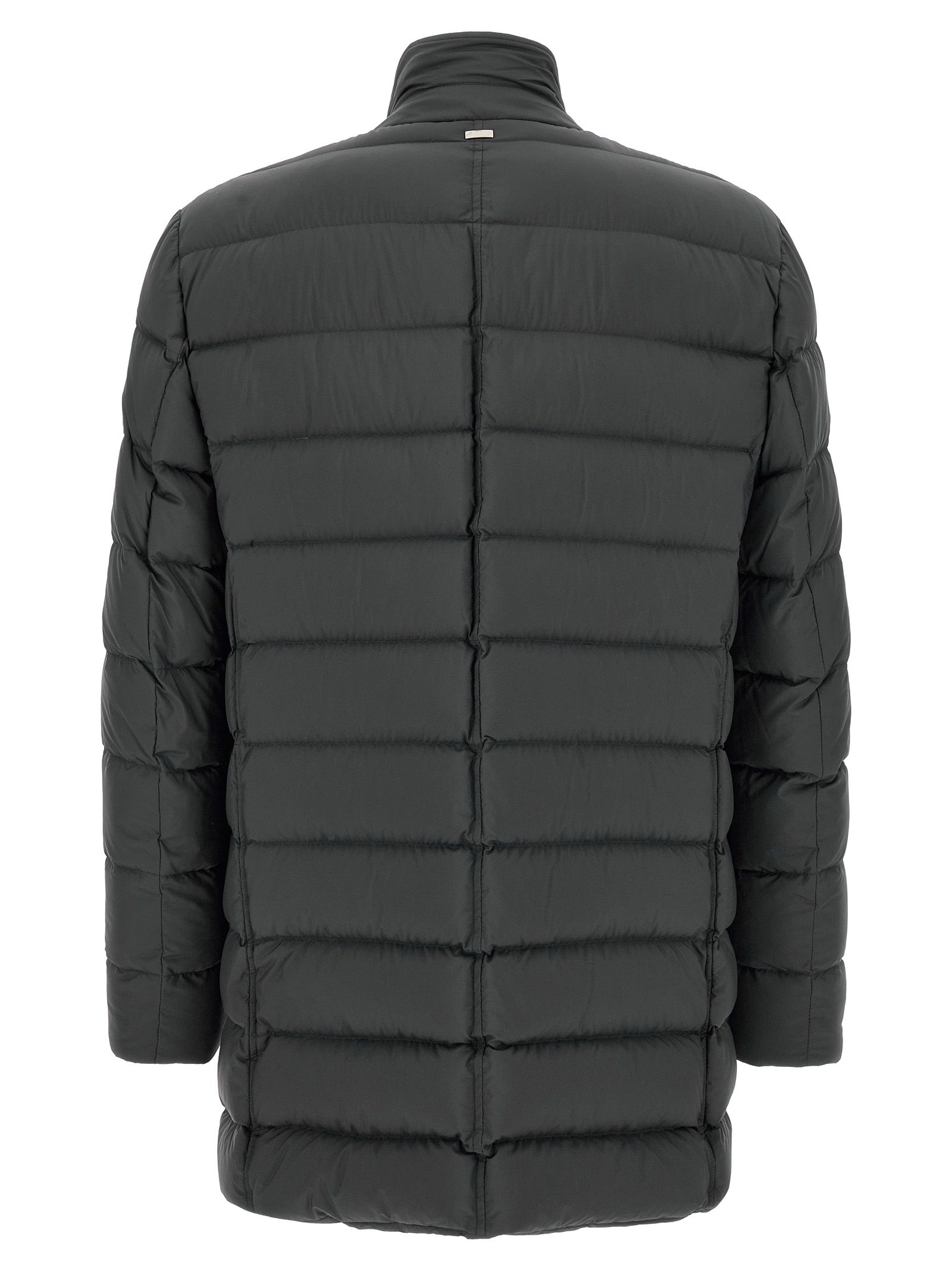 Herno Gray Polyamide Men's Coat - Herno - Modalova