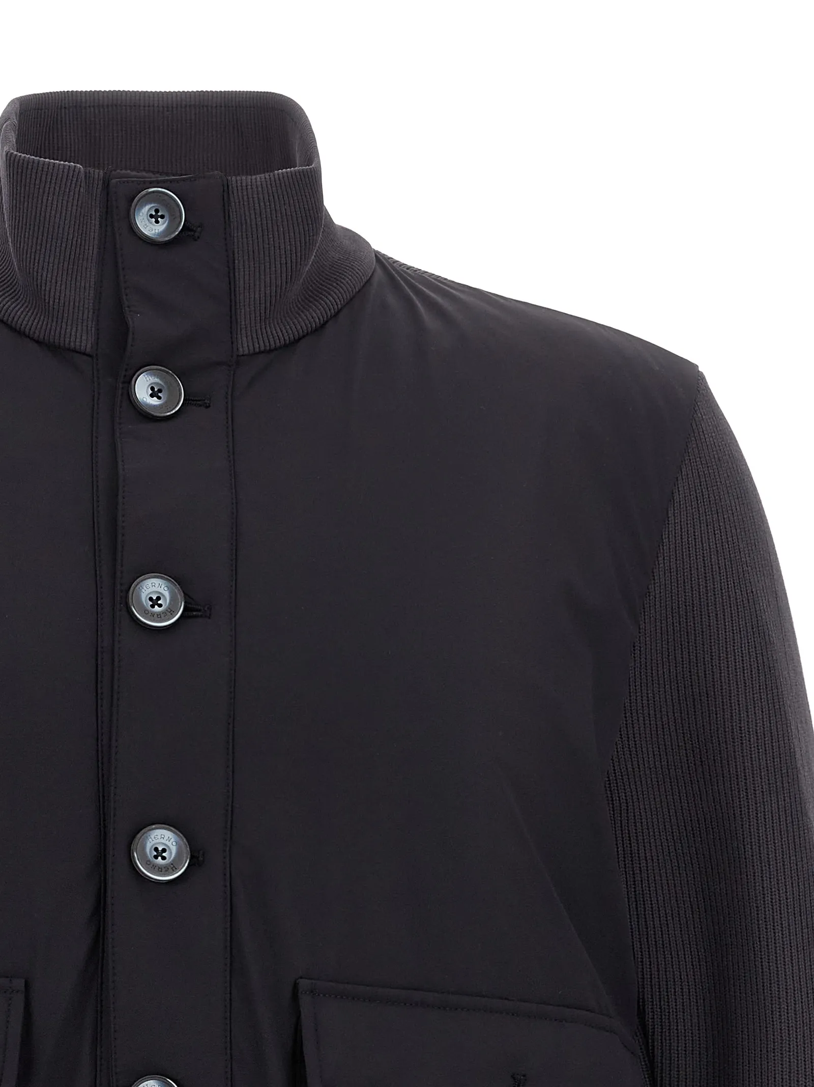 Herno Blue Cotton Men's Jacket - Herno - Modalova