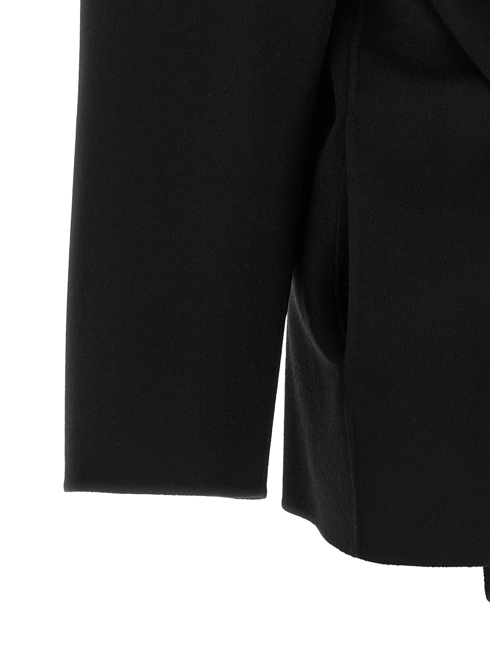 Sportmax Black Wool Women's Coat - Sportmax - Modalova