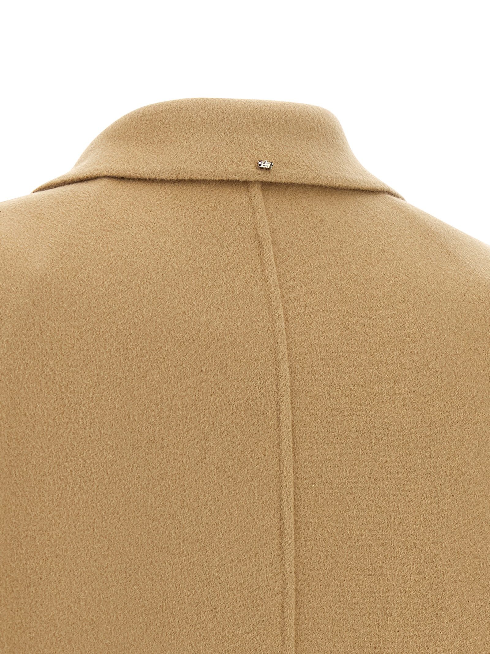 Sportmax Beige Wool Women's Blazer - Sportmax - Modalova