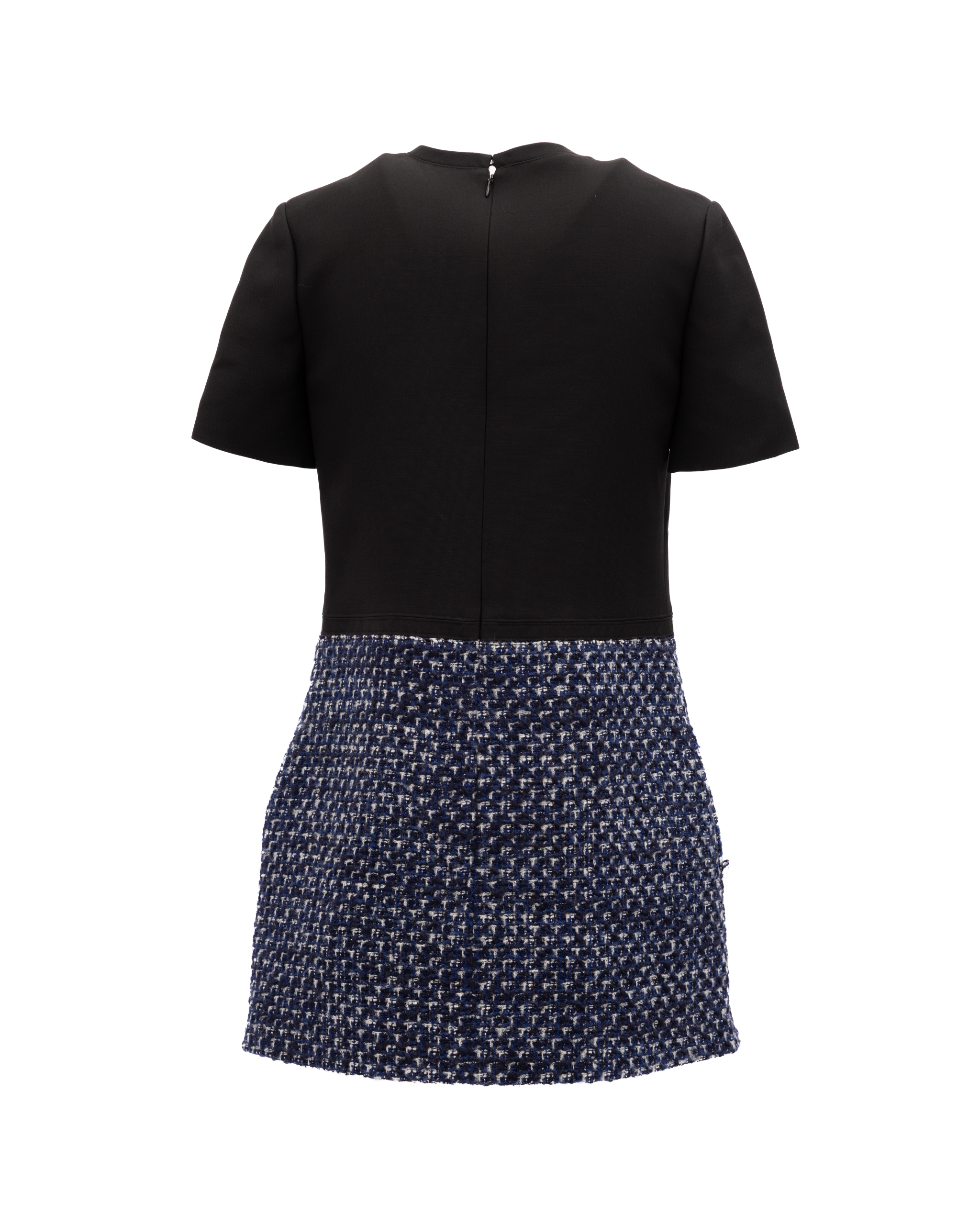 And Blue Tweed Mini Women's Dress - Valentino Garavani - Modalova