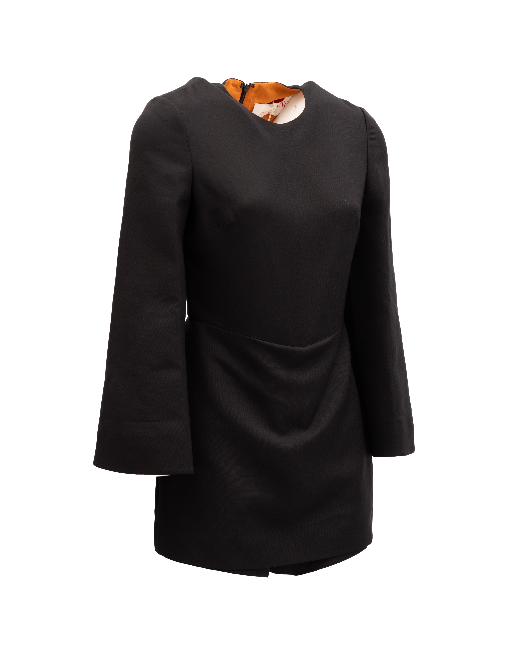 Mini Dress with Flared Women's Sleeves - Valentino Garavani - Modalova