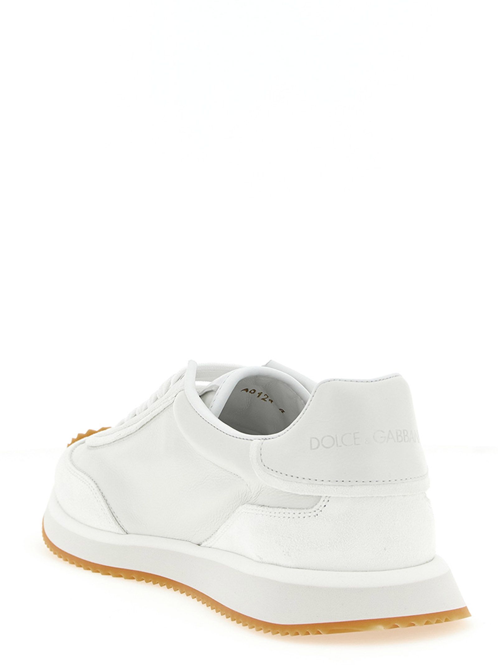 Calfskin Low Top Men's Sneakers - Dolce & Gabbana - Modalova