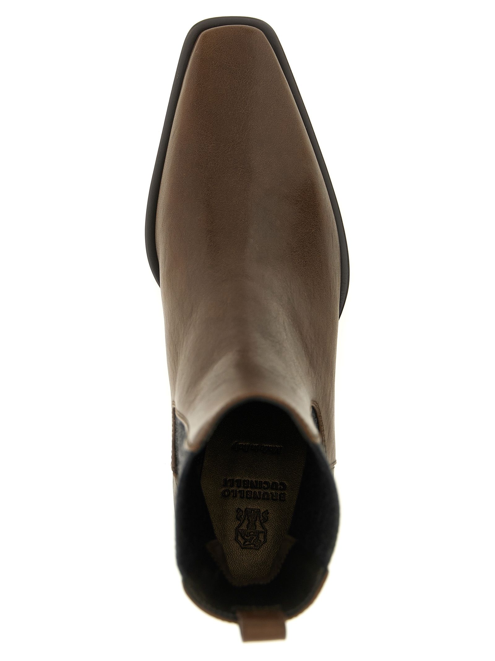 Cowhide Chelsea Women's Boots - Brunello Cucinelli - Modalova