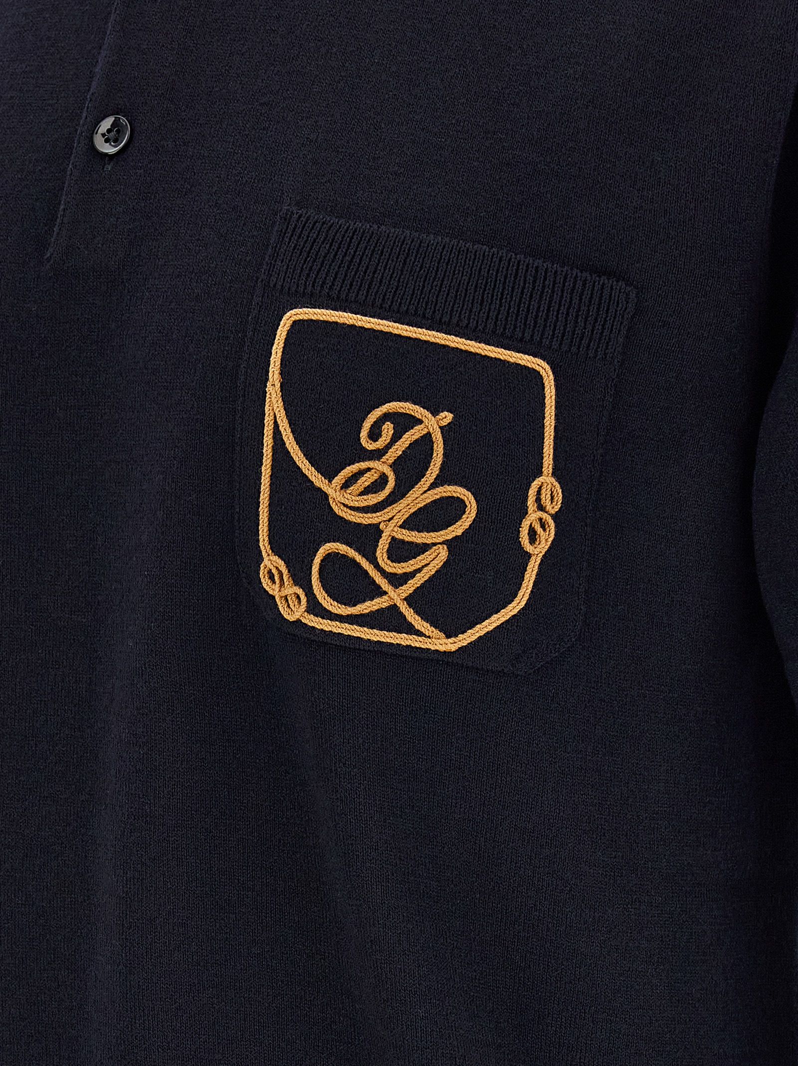 Virgin Wool Polo Men's Shirt - Dolce & Gabbana - Modalova