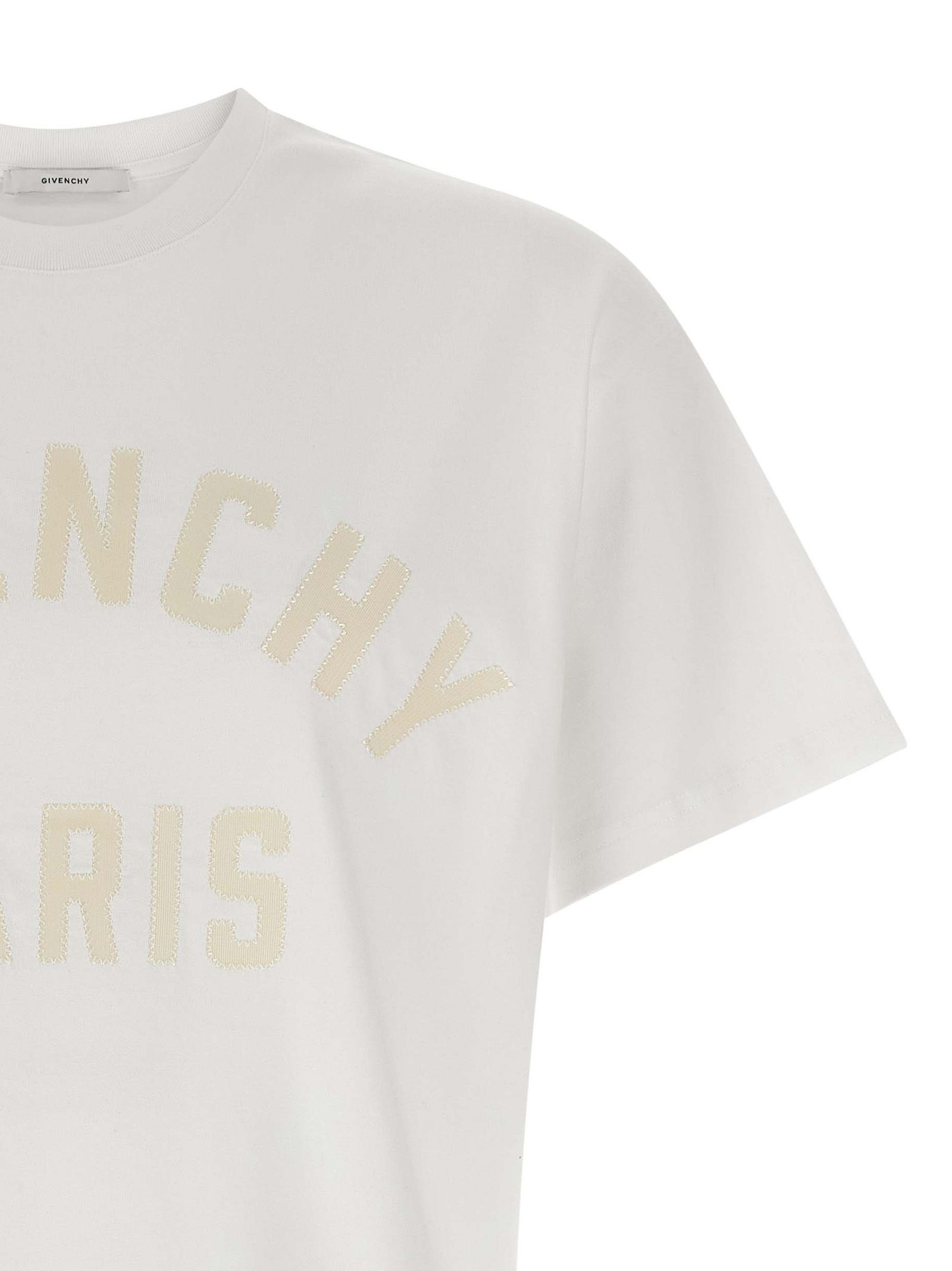 Givenchy White Cotton Men's T-Shirt - Givenchy - Modalova