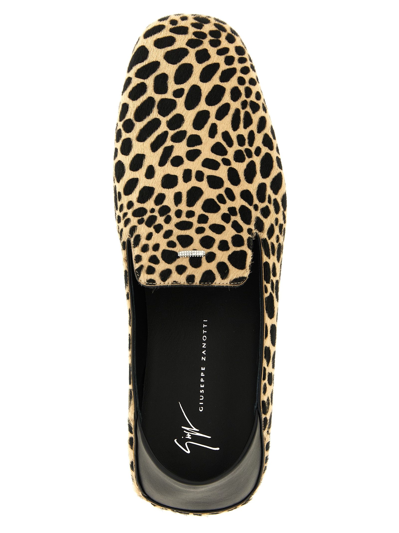 Calfskin Slip-On Men's Loafers - Giuseppe Zanotti - Modalova