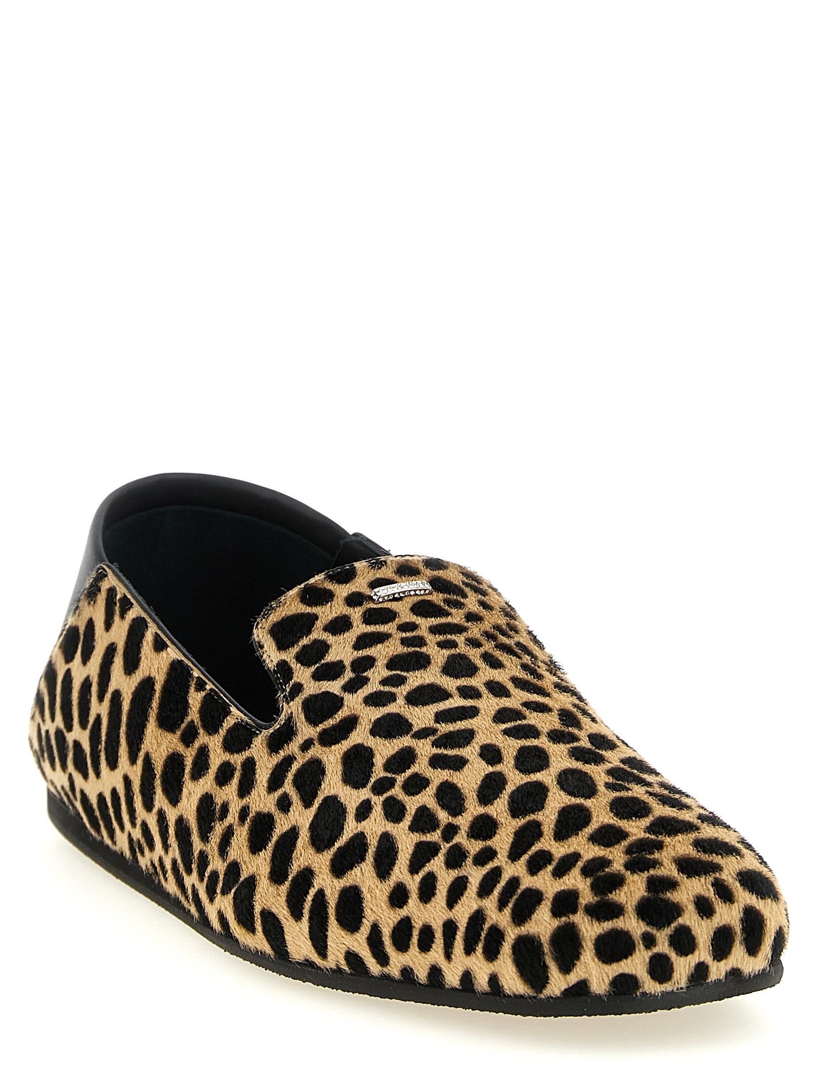 Calfskin Slip-On Men's Loafers - Giuseppe Zanotti - Modalova